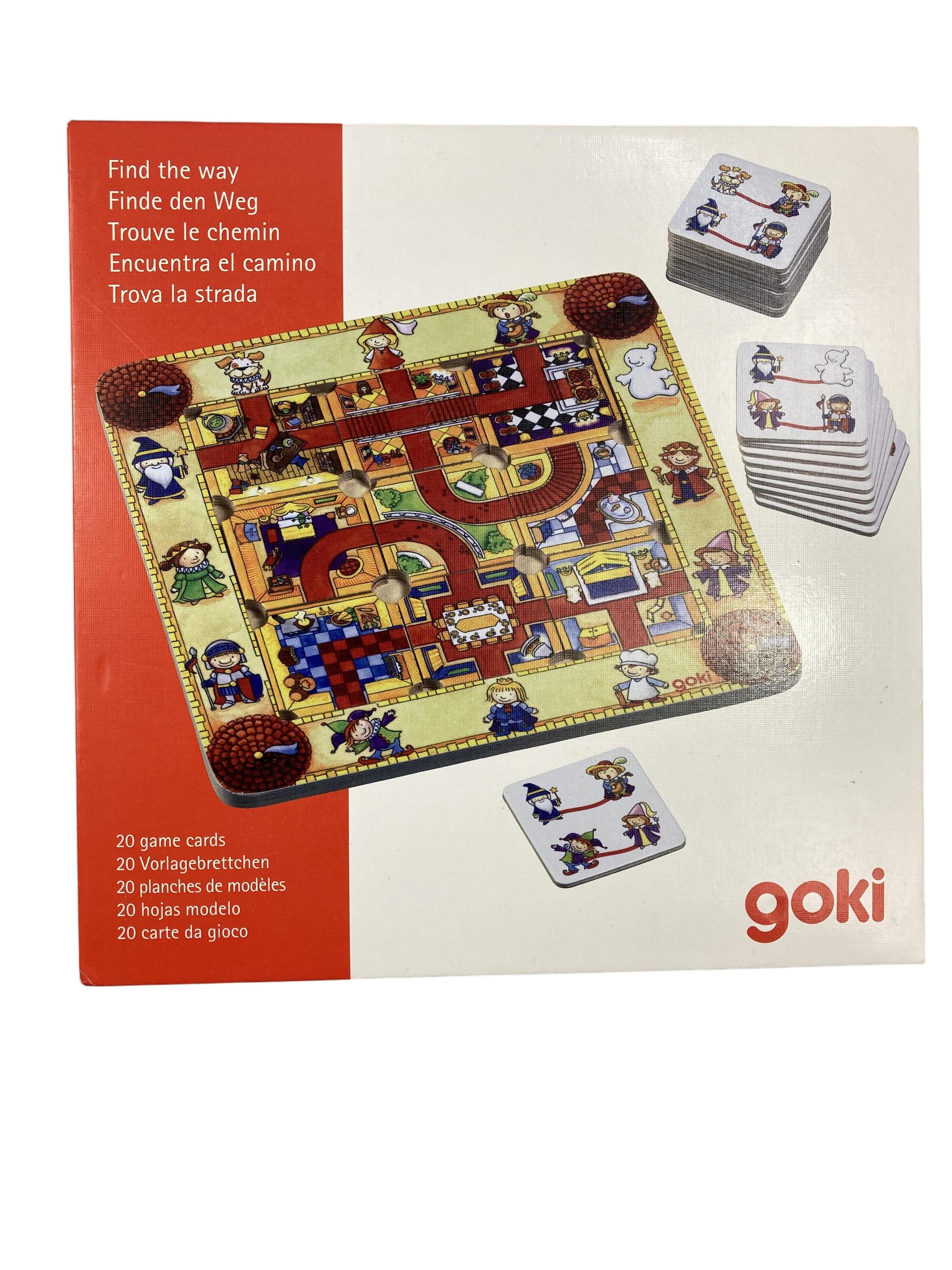 Brettspiele Brett- / Gesellschaftsspiele Spielen & Lernen Goki Legespiel Finde den Weg Goki Front Image Second Hand