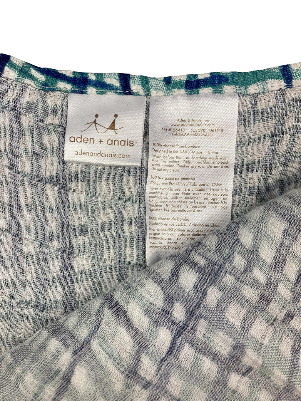 Pucktücher Schlafsäcke & Strampelsäcke Kleidung Pucktuch Aden + Anais Label Image Second Hand