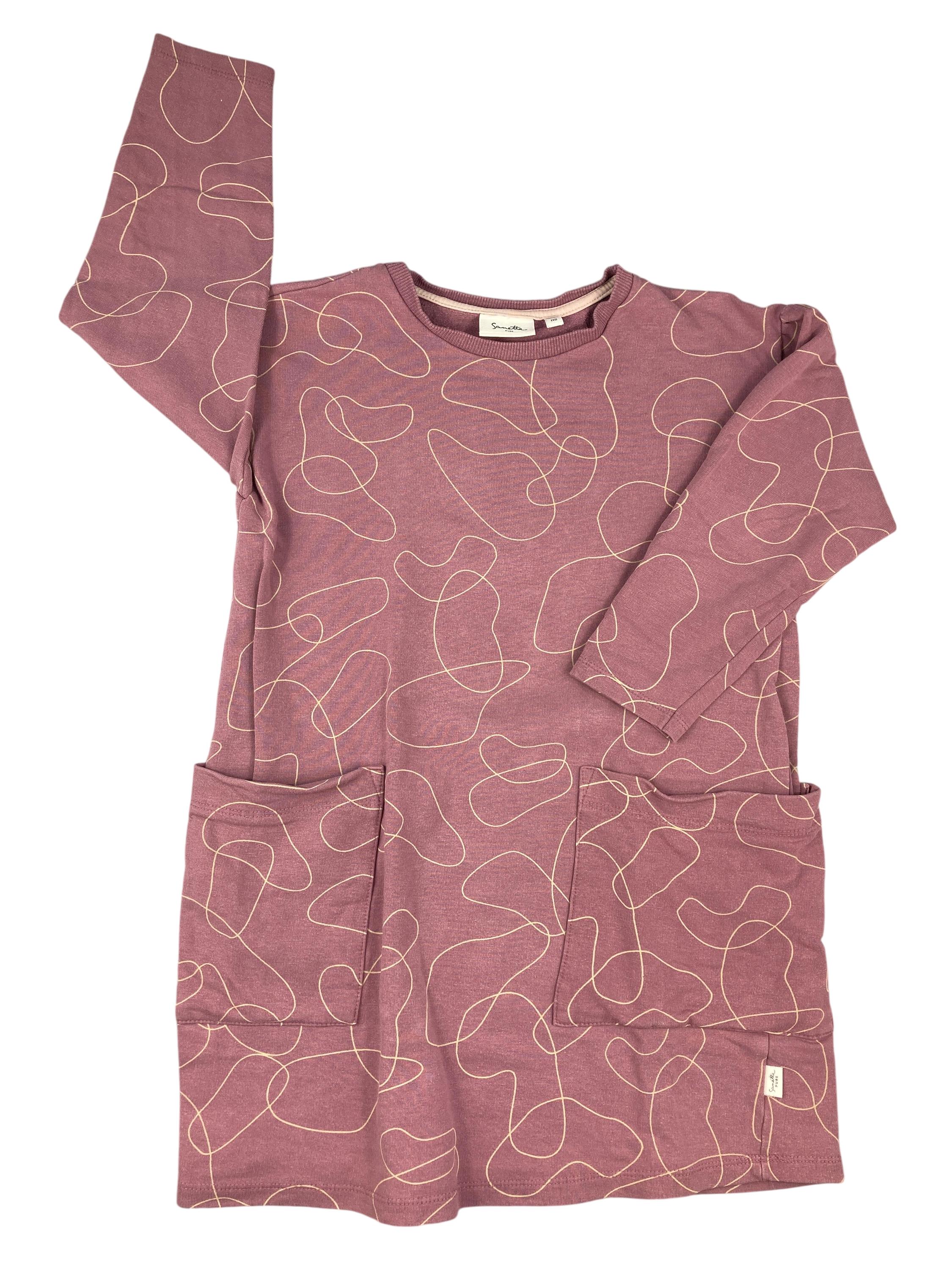 Lanarmkleider Kleider Kleider & Röcke Kleidung Langarm Kleid Sanetta Front Image Second Hand