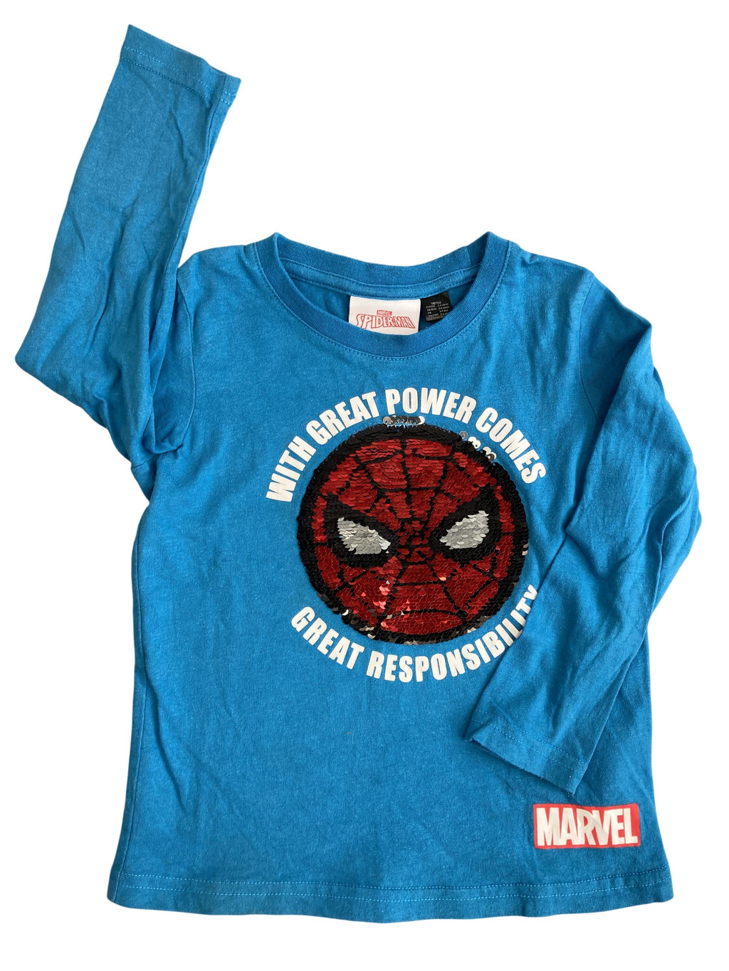 Langarmshirts Longsleeves & Shirts Kleidung Langarmshirt Marvel kids Front Image Second Hand