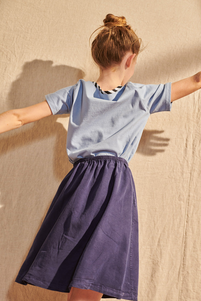 Linda Rock in violetblauem Tencel