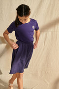Linda Rock in violetblauem Tencel
