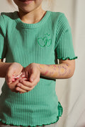 Bea T-shirt in Smaragdgrün 86/92, 98/104