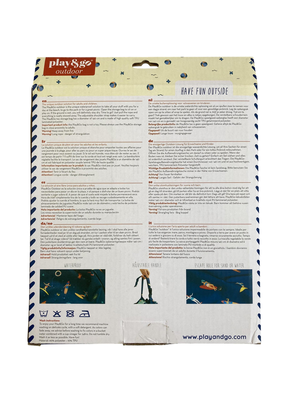 Spielen & Lernen Play&Go Outdoor Spielsack play & go Rear Image Last Season