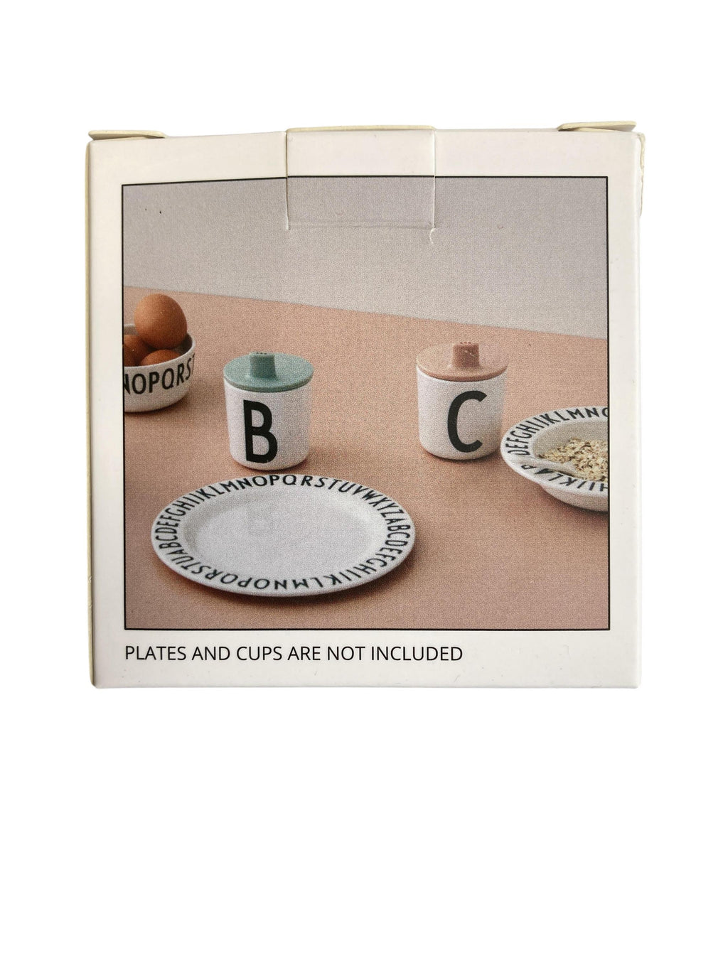 Tassen Essen Wohnen & Kinderzimmer Deckel für Melaminbecher Design Letters Rear Image Last Season