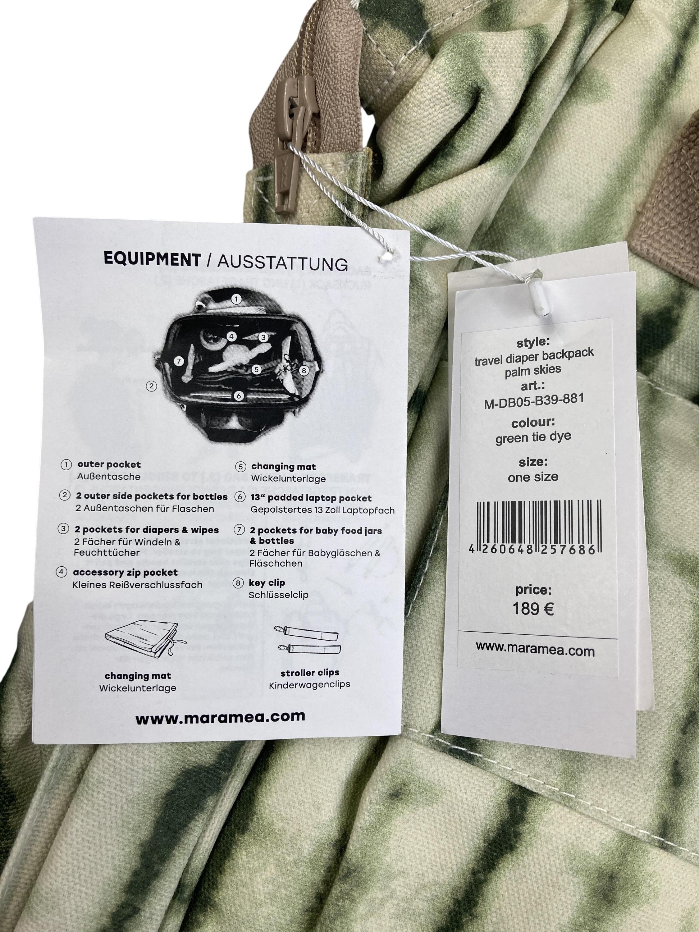 Wickelrucksäcke Wickelzubehör Pflege Reisewickelrucksack Mara mea Label Image Last Season