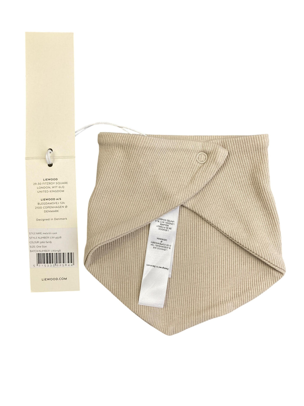 Halstücher Damen Accessoires Unterwegs Anette BiB - Halstücher 2-Pack Liewood Rear Image Last Season