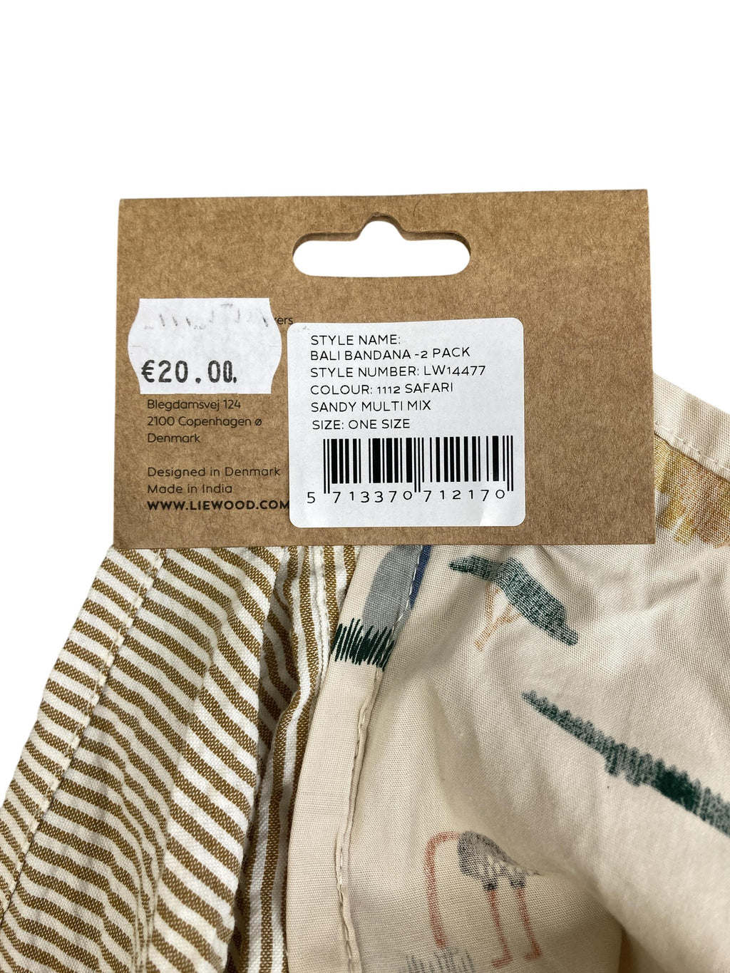 Halstücher Damen Accessoires Unterwegs Bali Bandana 2-Pack Liewood Label Image Last Season