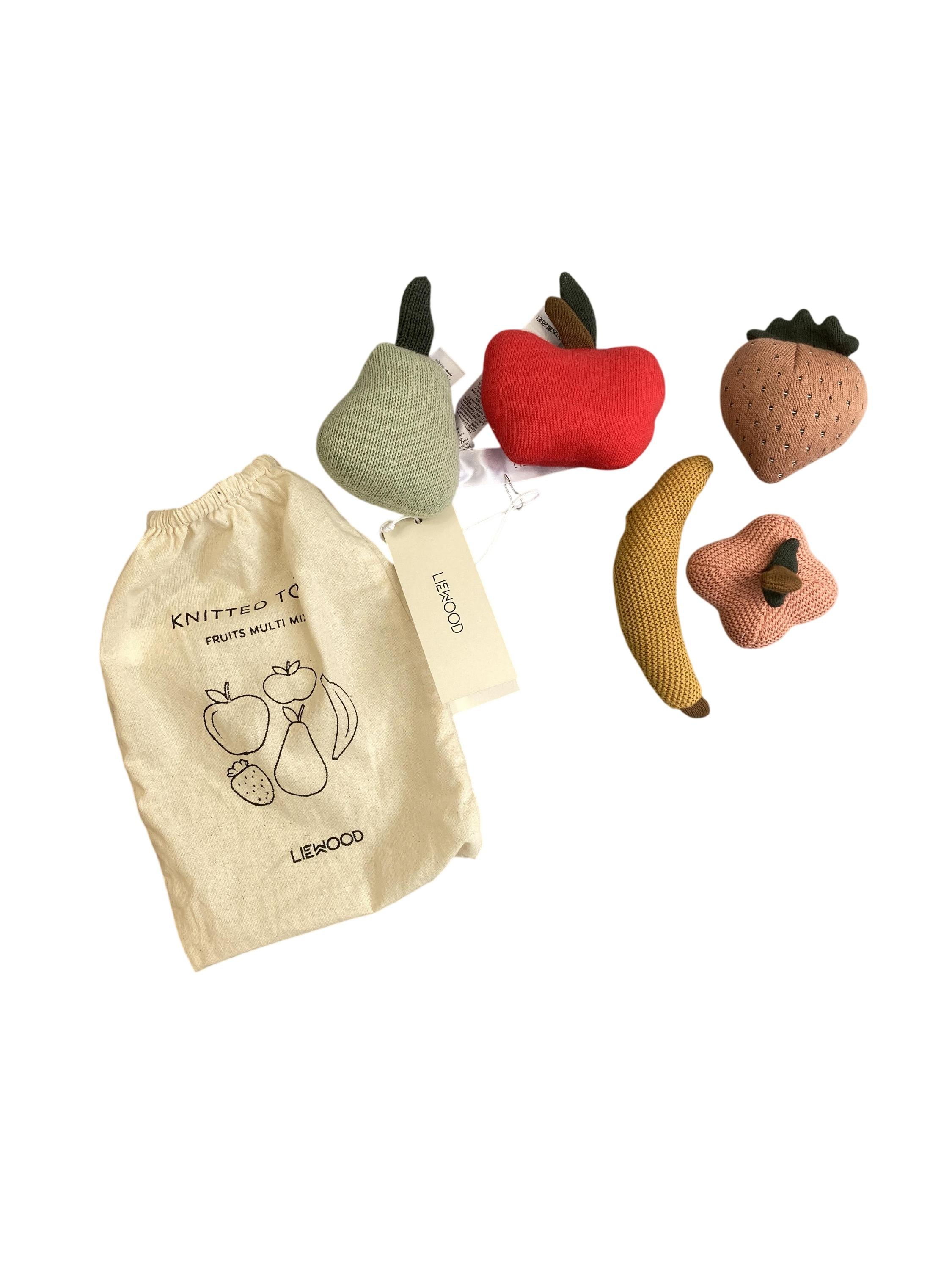 Spielfiguren Figuren & Sammeln Spielen & Lernen Lisa Playfood Fruits 5-Pack Liewood Front Image Last Season