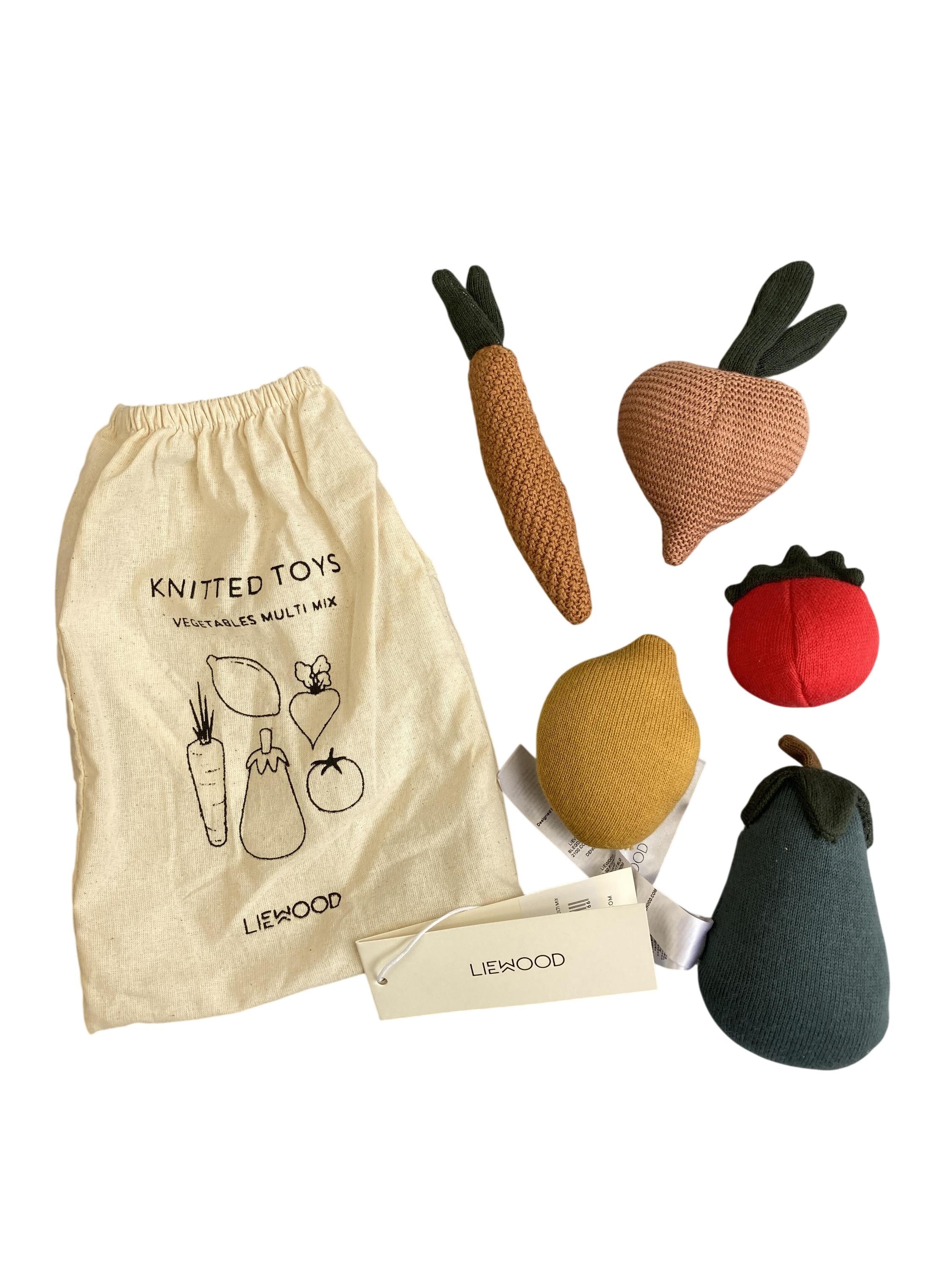 Spielfiguren Figuren & Sammeln Spielen & Lernen Lisa Playfood Vegetables 5-Pack Liewood Front Image Last Season