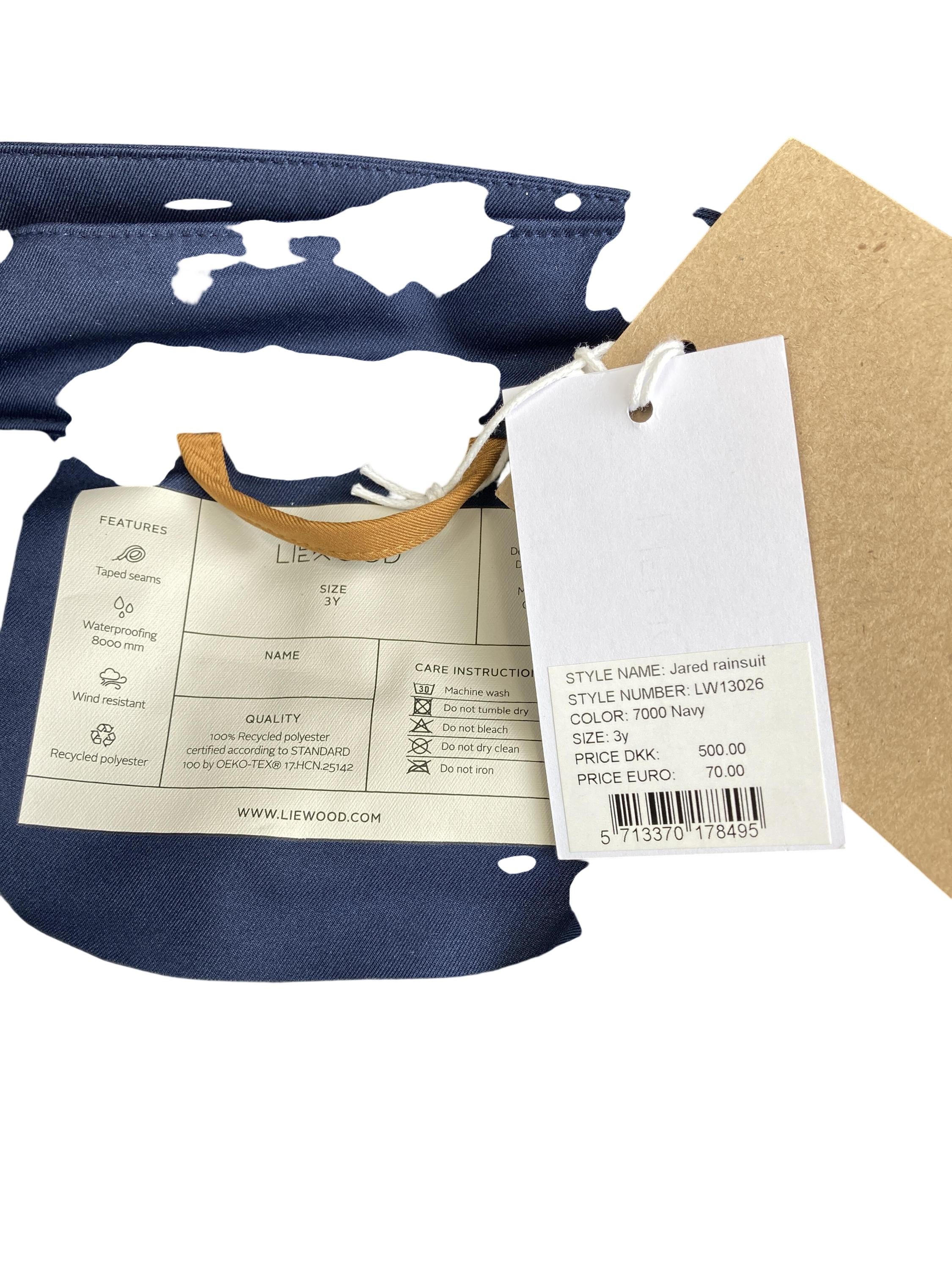 Regenoveralls Regenkleidung Kleidung Regenanzug Liewood Label Image Last Season