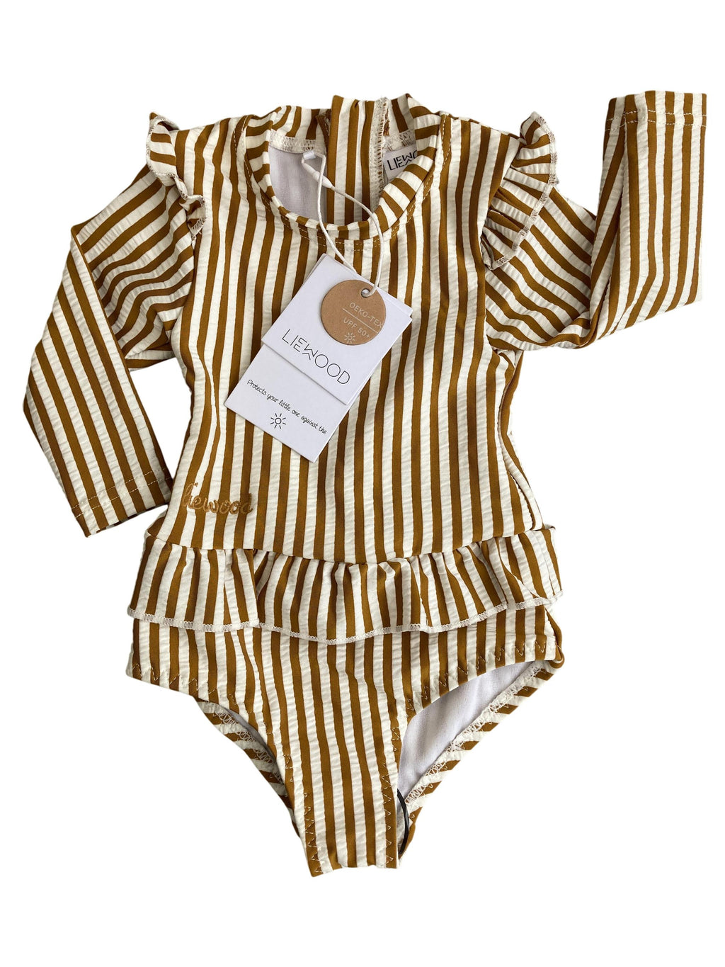 UV Badebekleidung Badebekleidung Kleidung Sille Swim Jumpsuit seersucker Liewood Front Image Last Season
