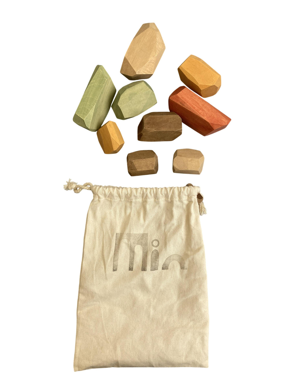 Motorikspielzeug Babyspielzeuge Spielen & Lernen Balancing Stones Earthy MinMin Copenhagen Front Image Last Season