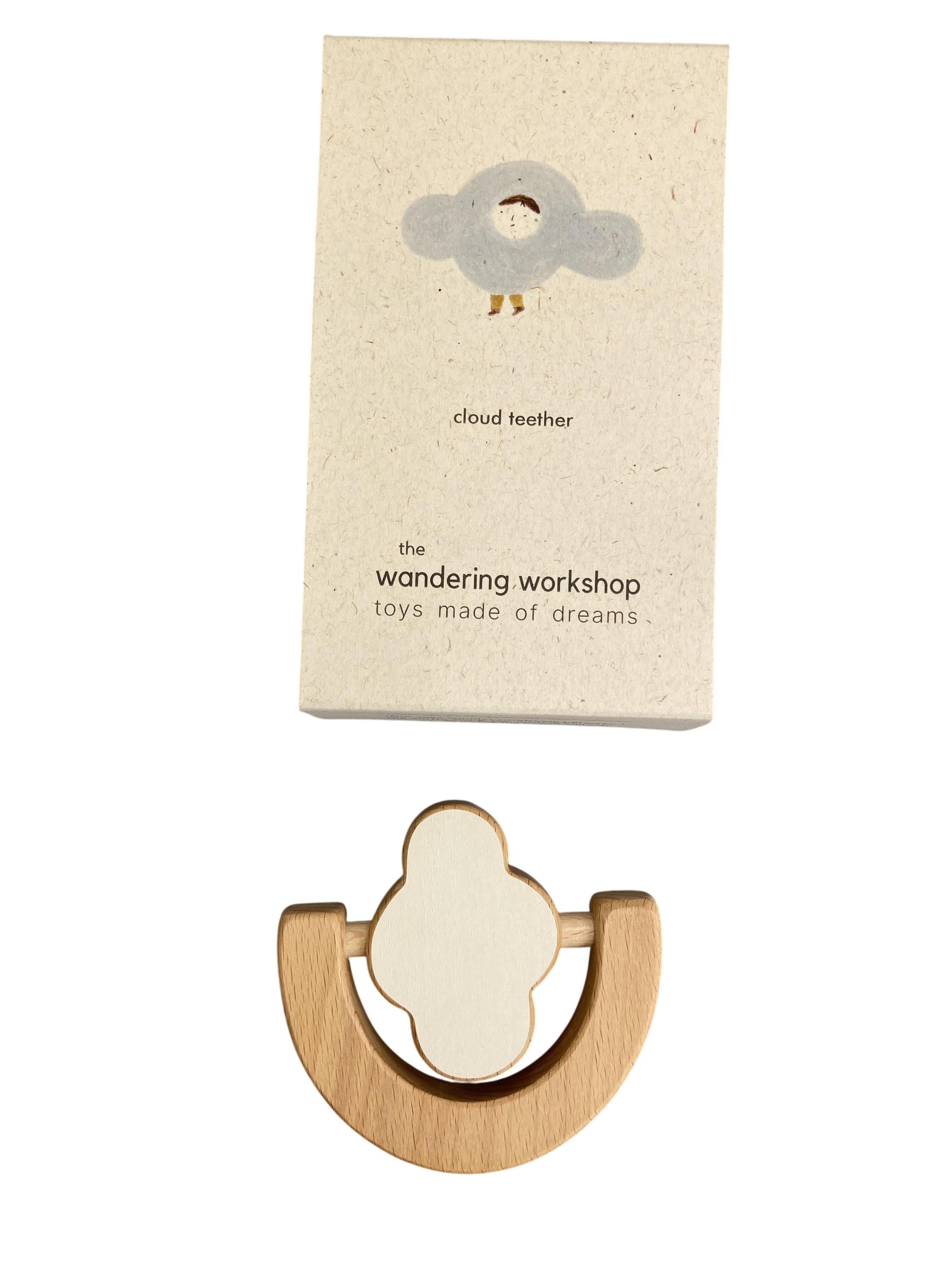 Beißringe & Beißer Babyspielzeuge Spielen & Lernen Cloud teether The Wandering Workshop Front Image Last Season