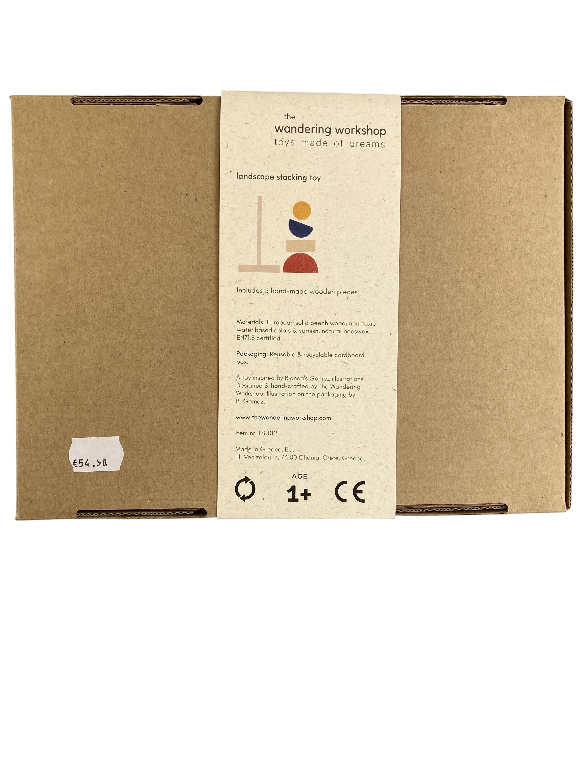 Motorikspielzeug Babyspielzeuge Spielen & Lernen landscape stacking toy The Wandering Workshop Rear Image Last Season