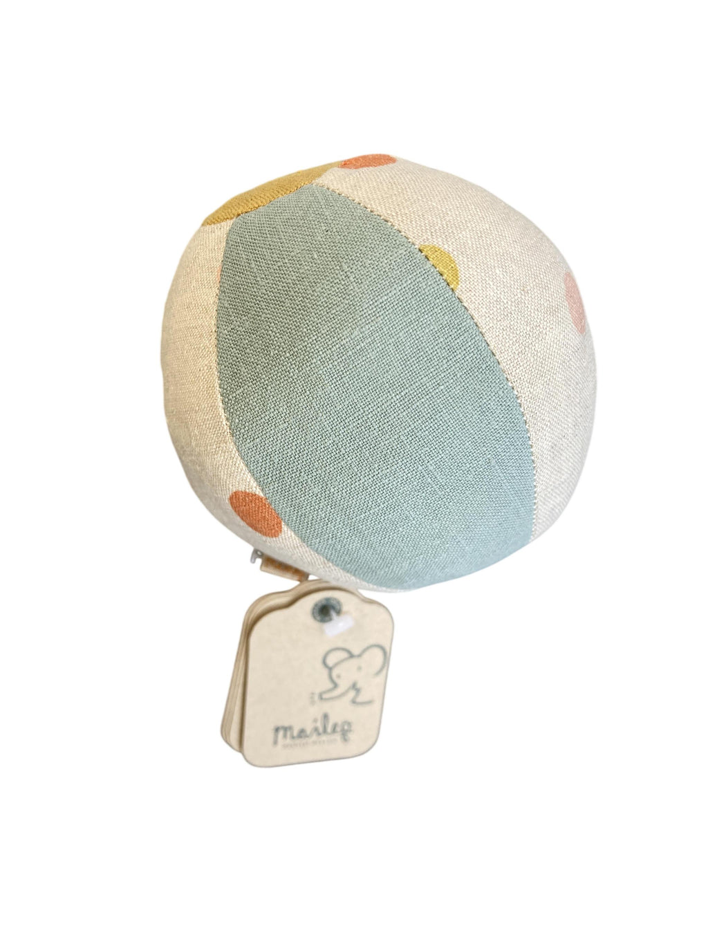 Rasseln & Greiflinge Babyspielzeuge Spielen & Lernen Ball in fabric Maileg Front Image Last Season