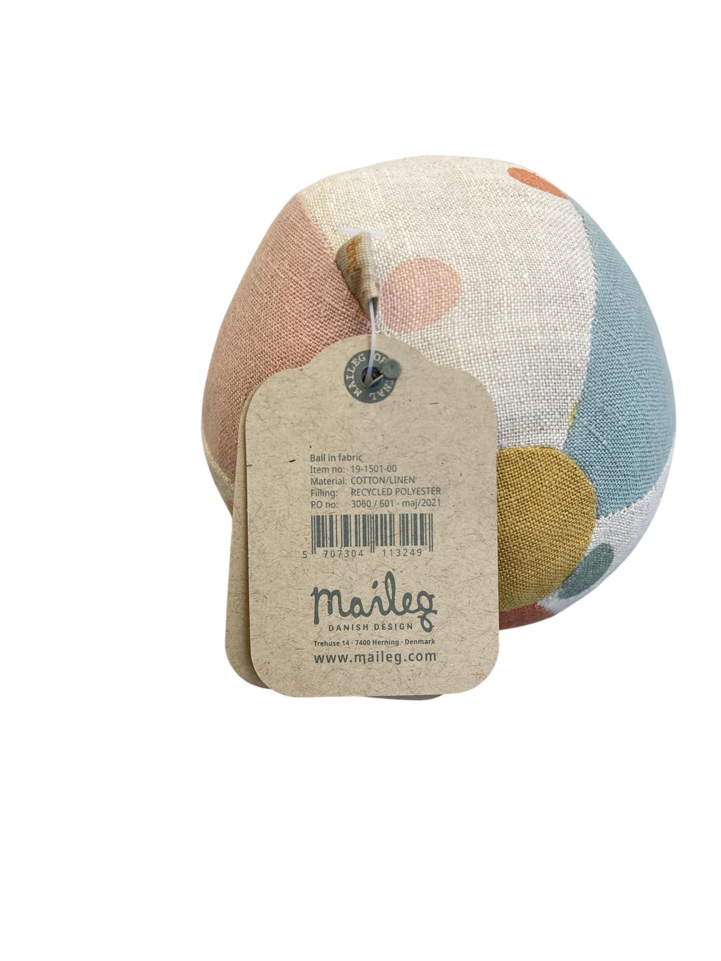 Rasseln & Greiflinge Babyspielzeuge Spielen & Lernen Ball in fabric Maileg Label Image Last Season