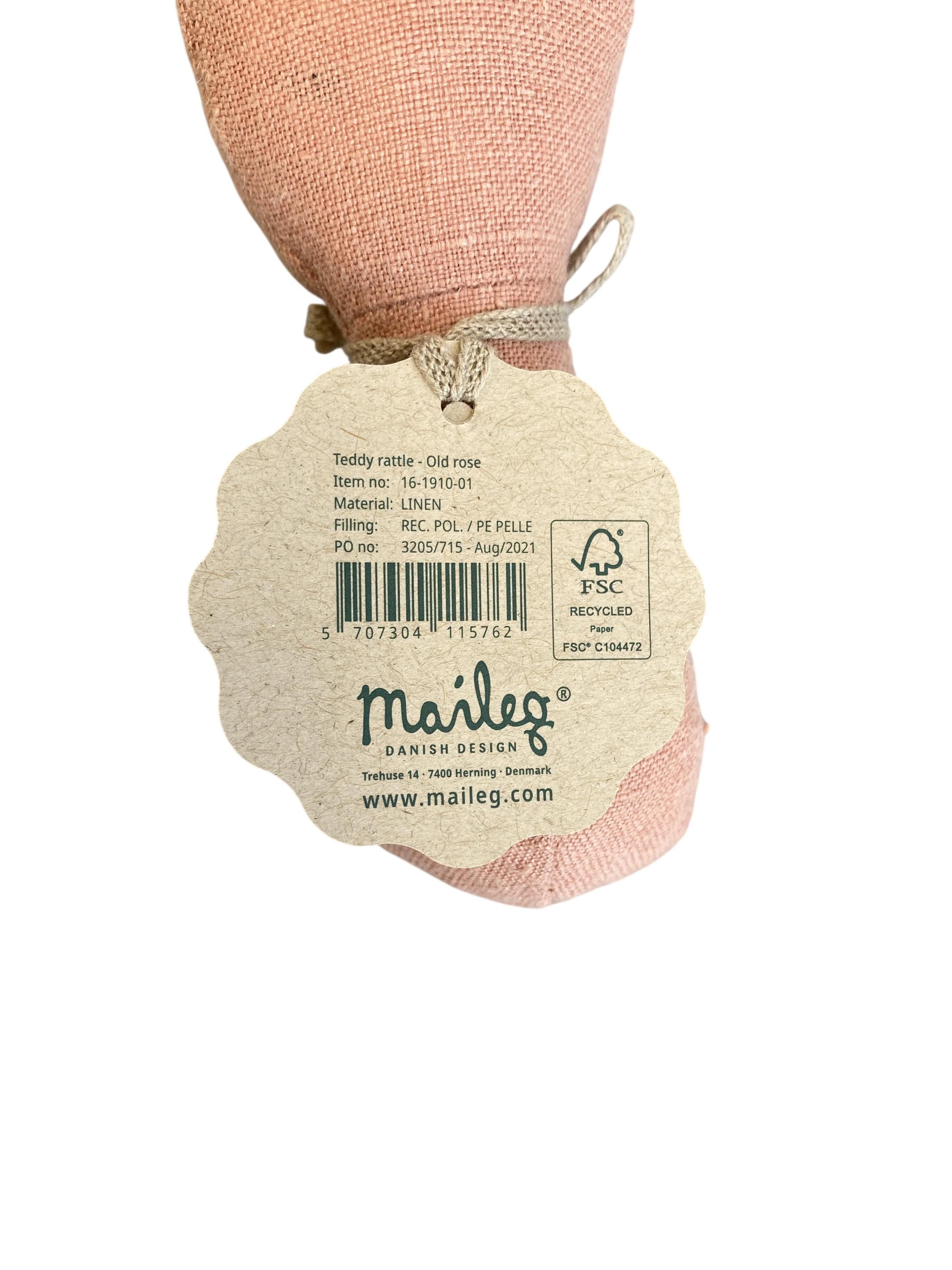 Rasseln & Greiflinge Babyspielzeuge Spielen & Lernen Teddy - Rassel Maileg Label Image Last Season