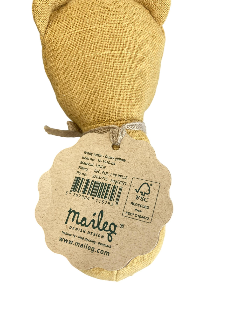 Rasseln & Greiflinge Babyspielzeuge Spielen & Lernen Teddy - Rassel Maileg Label Image Last Season