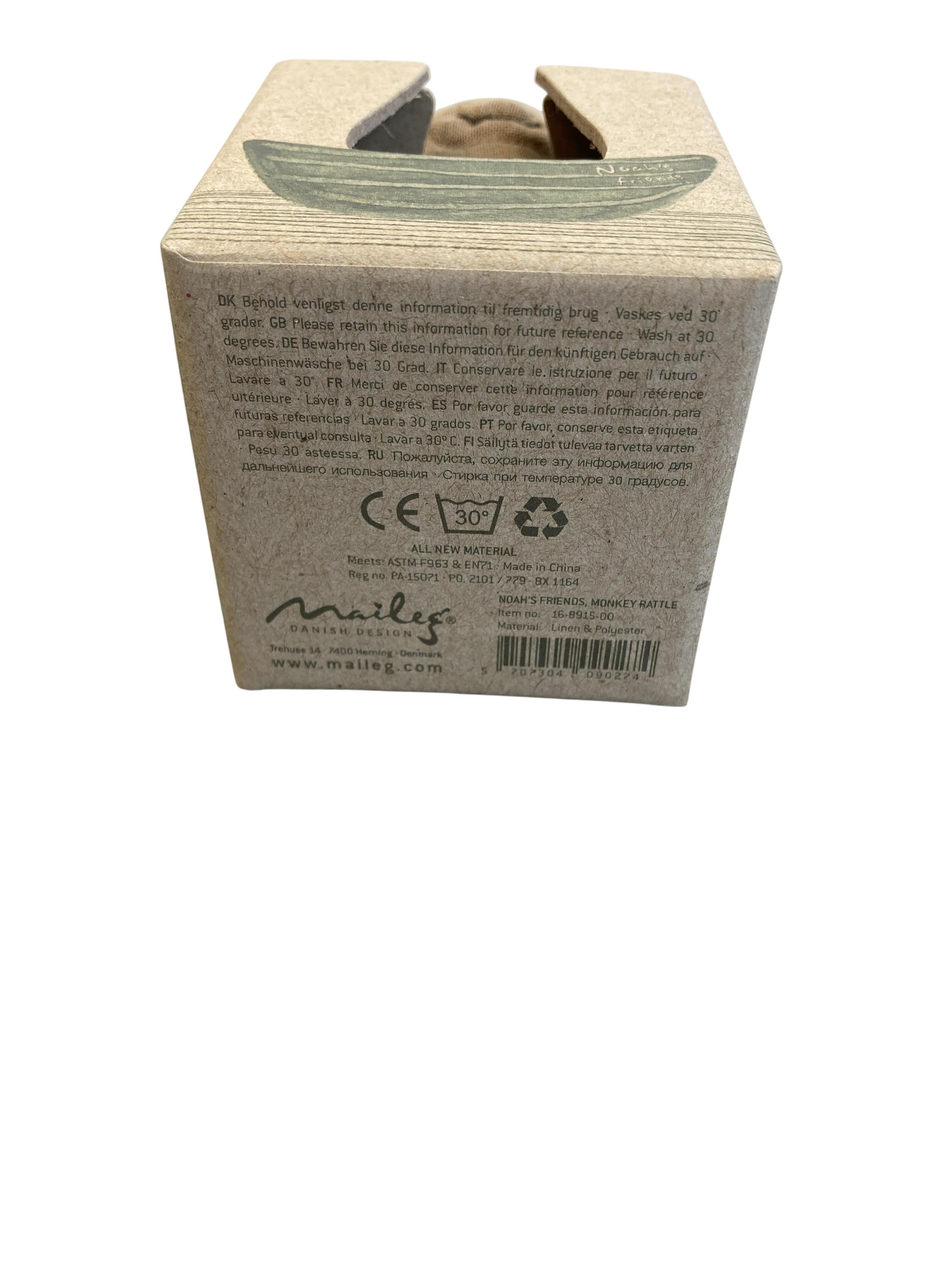Rasseln & Greiflinge Babyspielzeuge Spielen & Lernen Monkey - Rassel Maileg Label Image Last Season