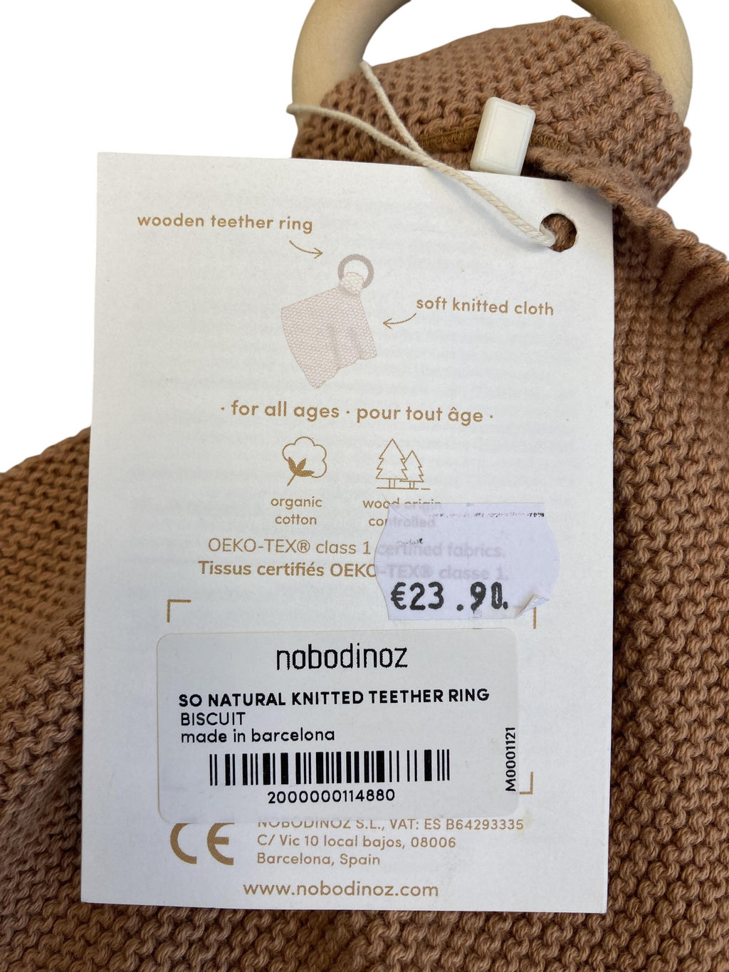 Beißringe & Beißer Babyspielzeuge Spielen & Lernen Beißring Nobodinoz Label Image Last Season