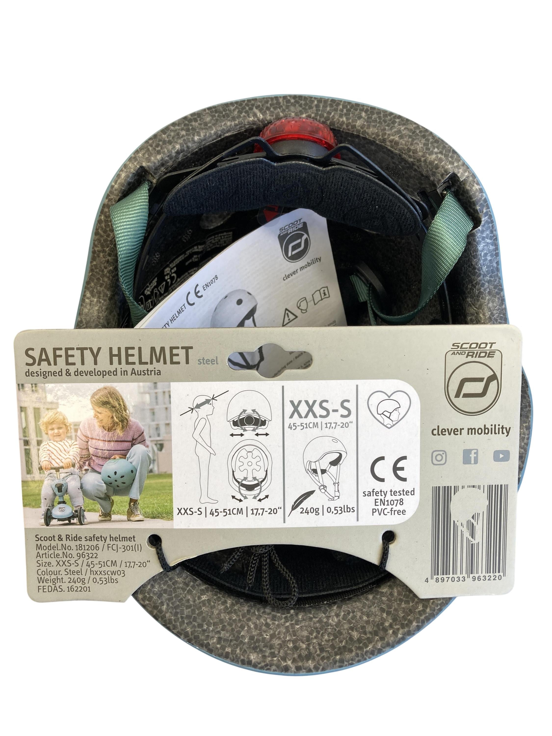 Helme Skating Sportausstattung Safety Helmet steel Scoot and Ride New Misc Image 1 Last Season