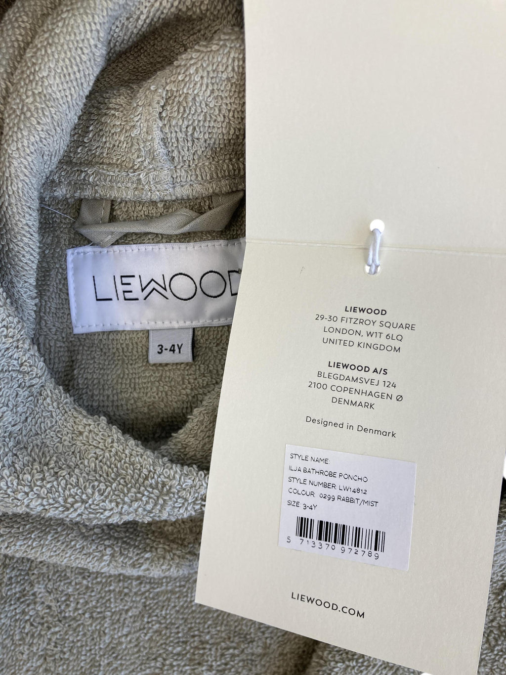 Bademäntel Heimtextilien Wohnen & Kinderzimmer Ilja Bathrobe Poncho Liewood Label Image Last Season