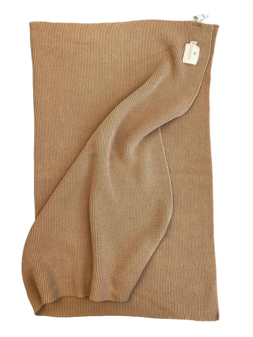Decken Heimtextilien Wohnen & Kinderzimmer Natural Knitted Baby Blanket Nobodinoz Front Image Last Season