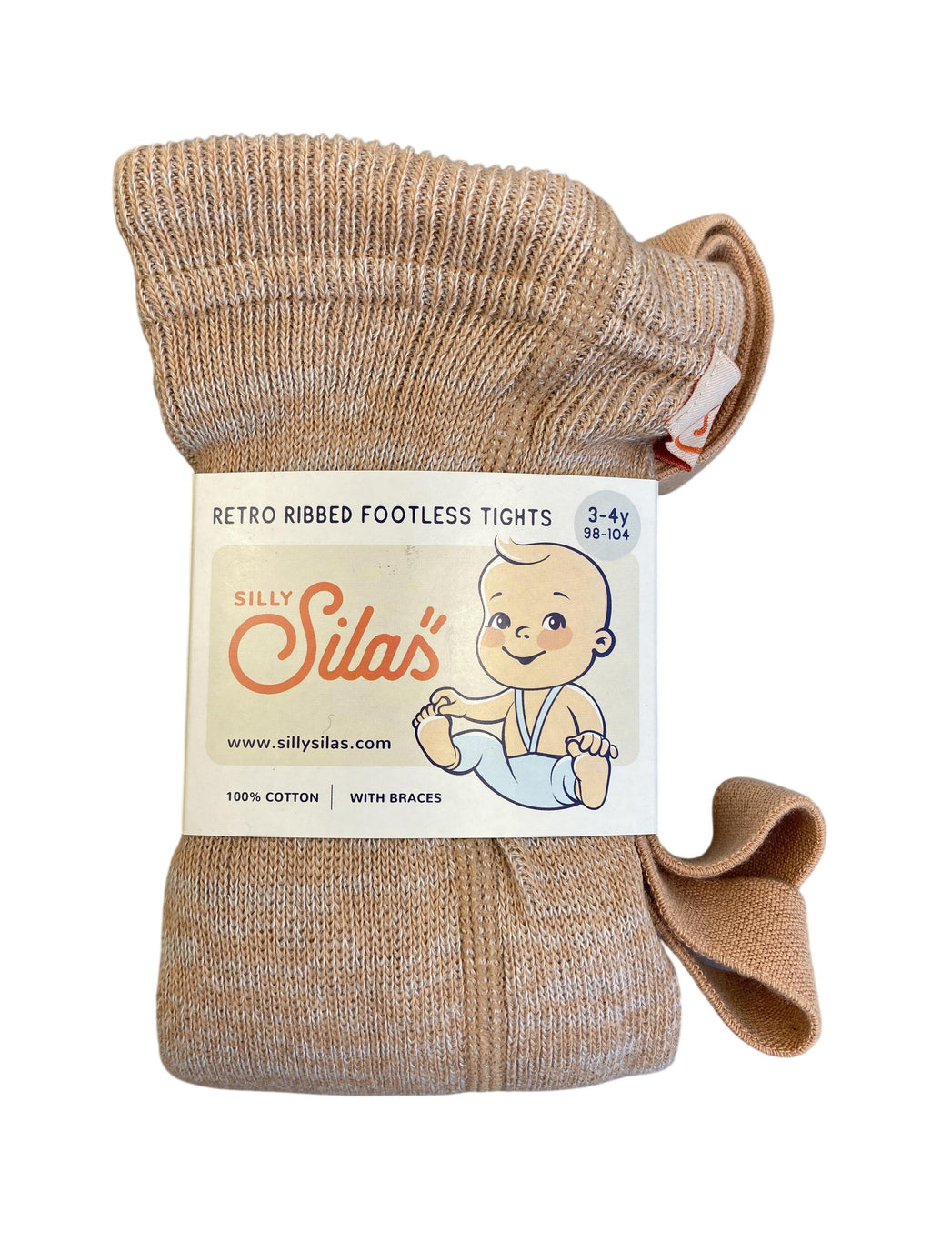 Strumpfhosen Socken & Strumpfhosen Kleidung Retro - Rippstrumpfhose ohne Fußteil Silly Silas Front Image Last Season