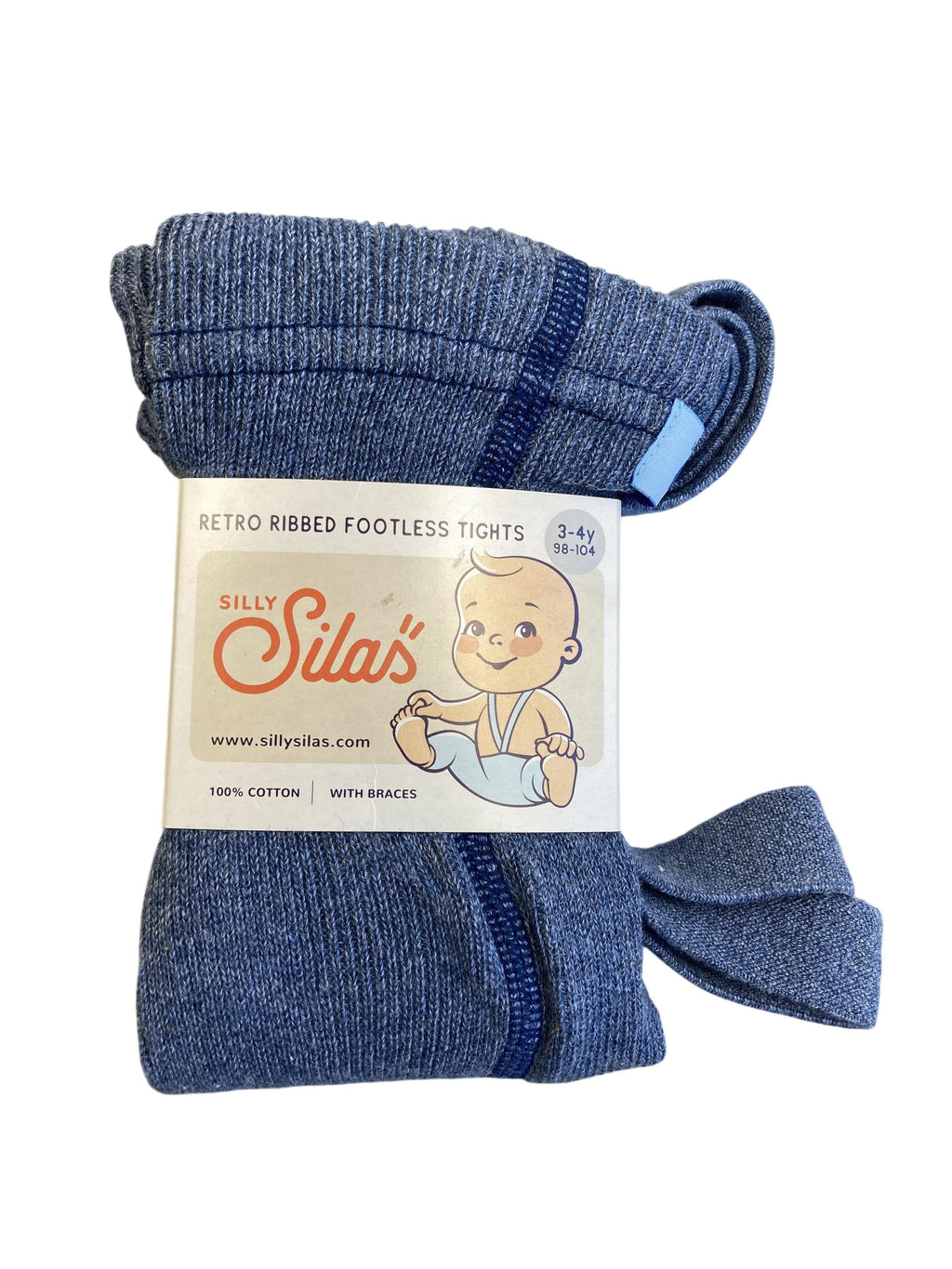 Strumpfhosen Socken & Strumpfhosen Kleidung Retro - Rippstrumpfhose ohne Fußteil Silly Silas Front Image Last Season