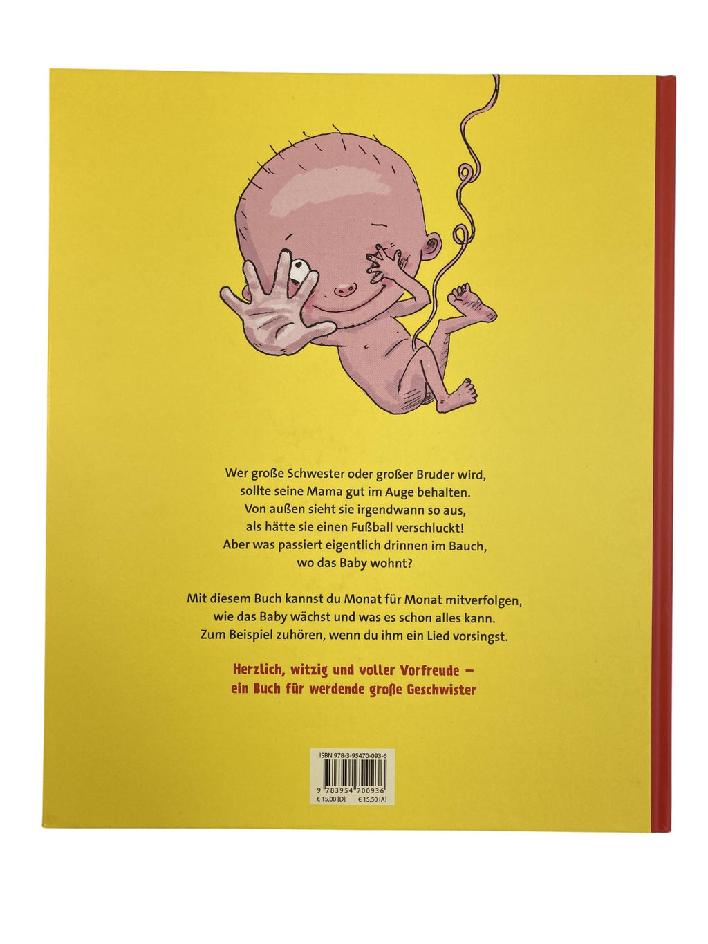 Kinderbücher Bücher Spielen & Lernen Wer wohnt denn da in Mamas Bauch ? Klett Kinderbuch Rear Image Last Season
