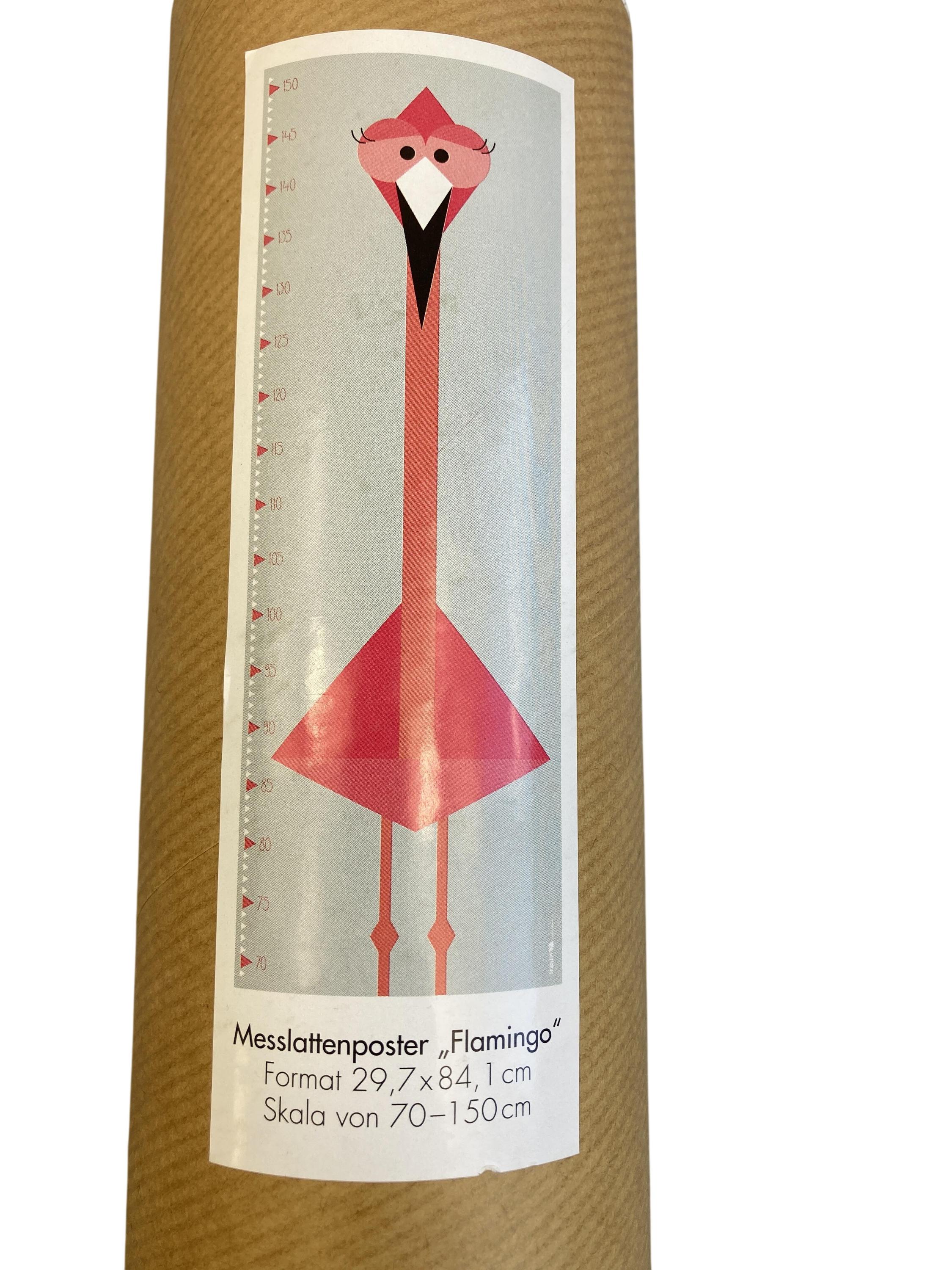 Messlatten Heimtextilien Wohnen & Kinderzimmer Messlattenposter - Flamingo Fräulein ea Rear Image Last Season