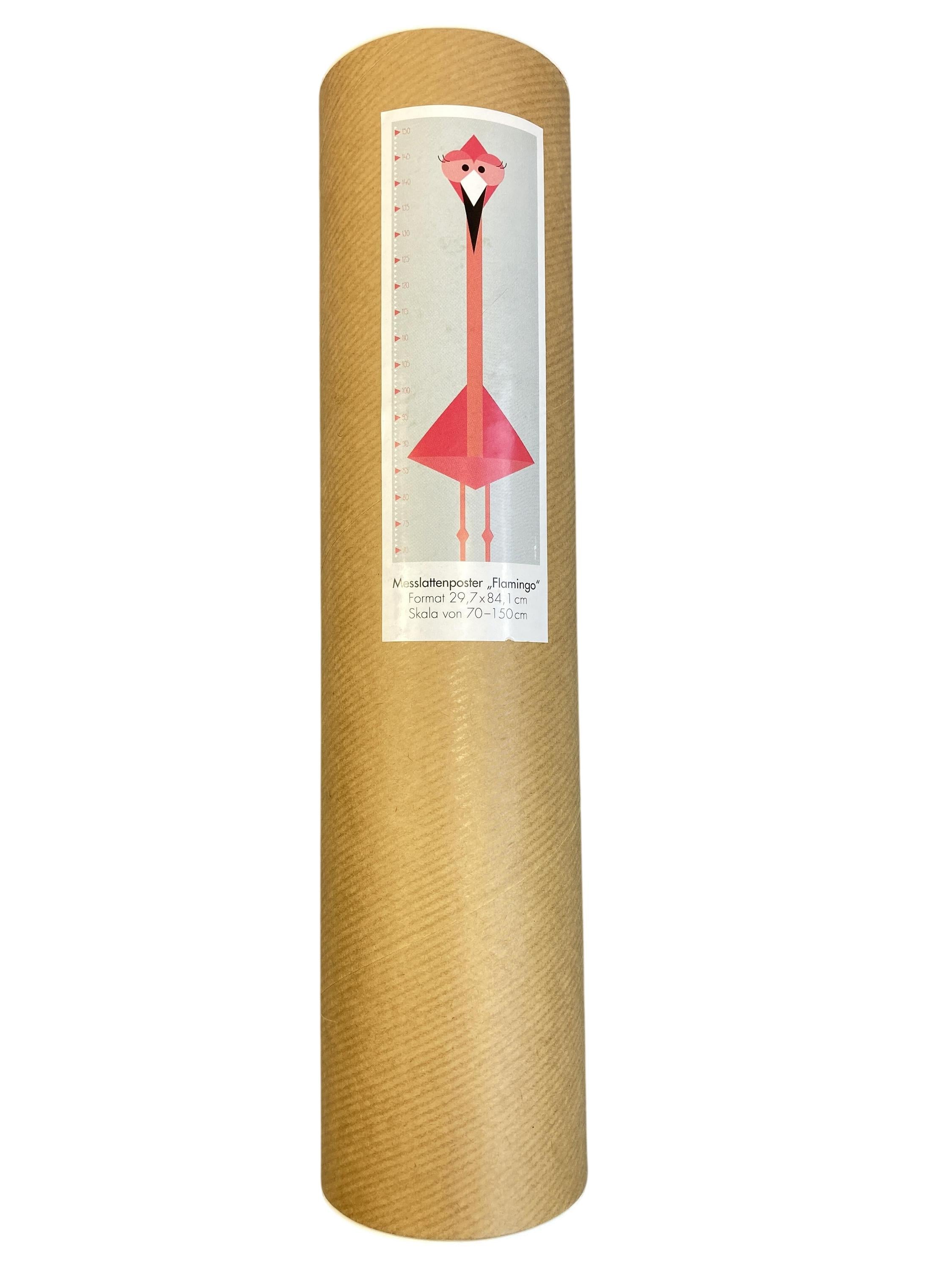 Messlatten Heimtextilien Wohnen & Kinderzimmer Messlattenposter - Flamingo Fräulein ea Front Image Last Season
