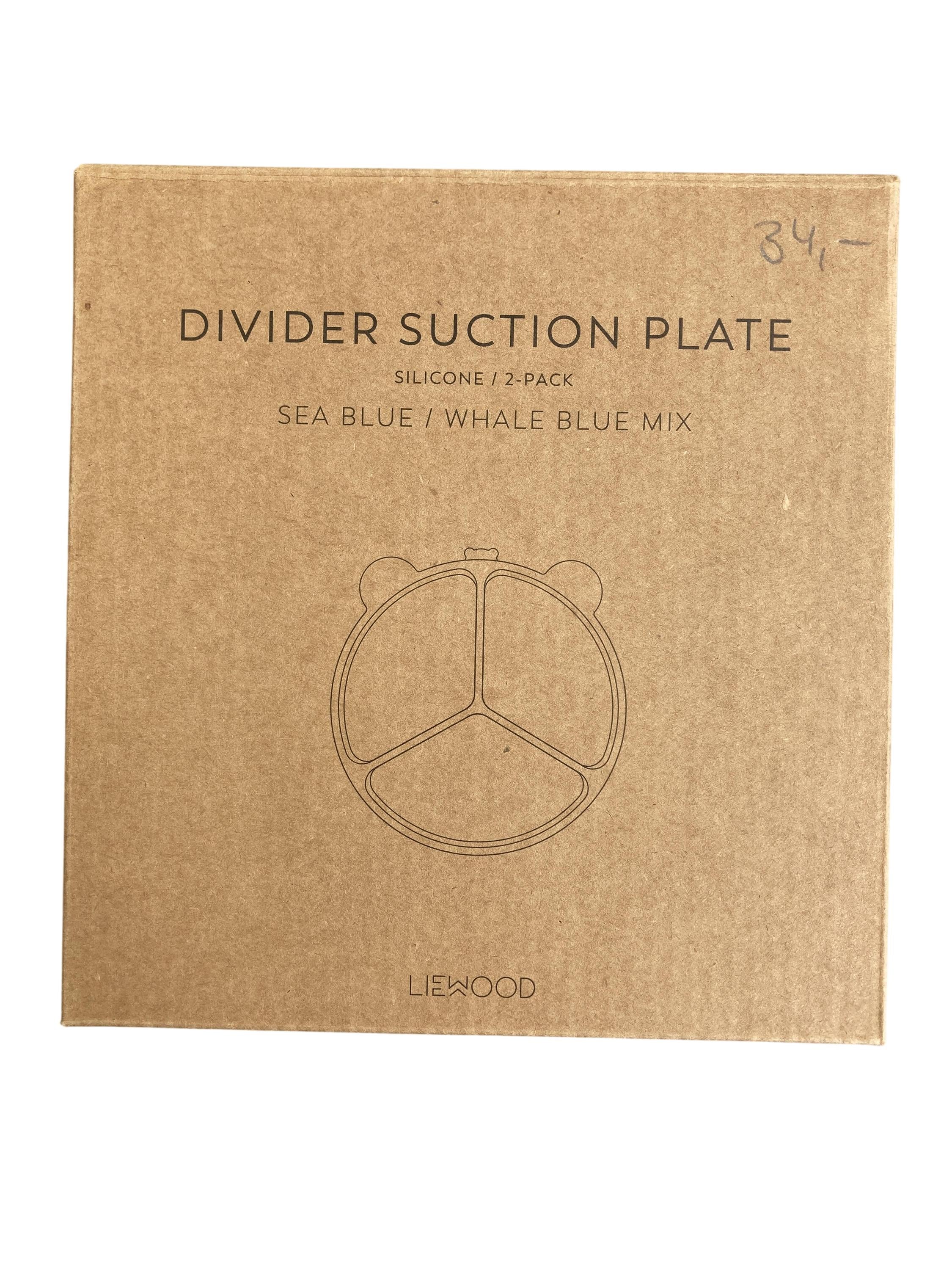 Teller Essen Wohnen & Kinderzimmer Stacy Divider Suction Plate 2-Pack Liewood Front Image Last Season