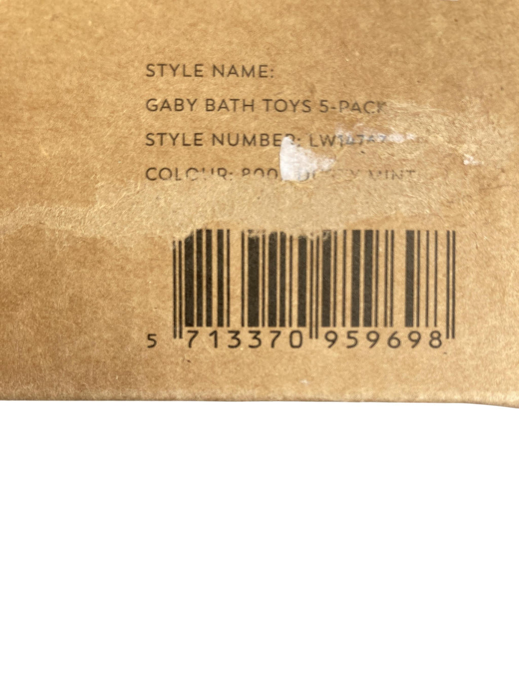 Badespielzeug Badezubehör Pflege Gaby Bath Toys 5-Pack Liewood Label Image Last Season