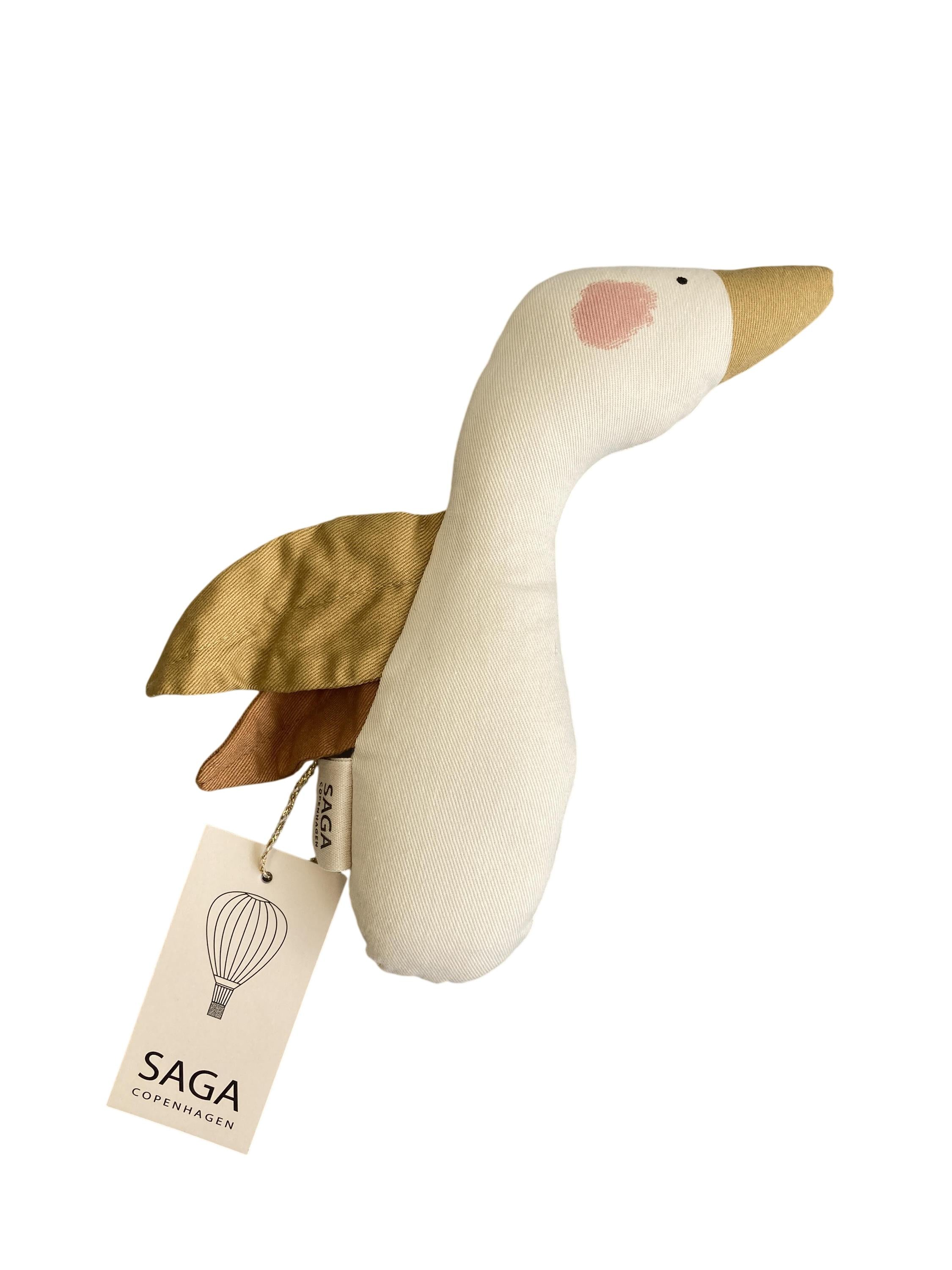 Rasseln & Greiflinge Babyspielzeuge Spielen & Lernen Aron Goose Toy Saga Copenhagen Front Image Last Season