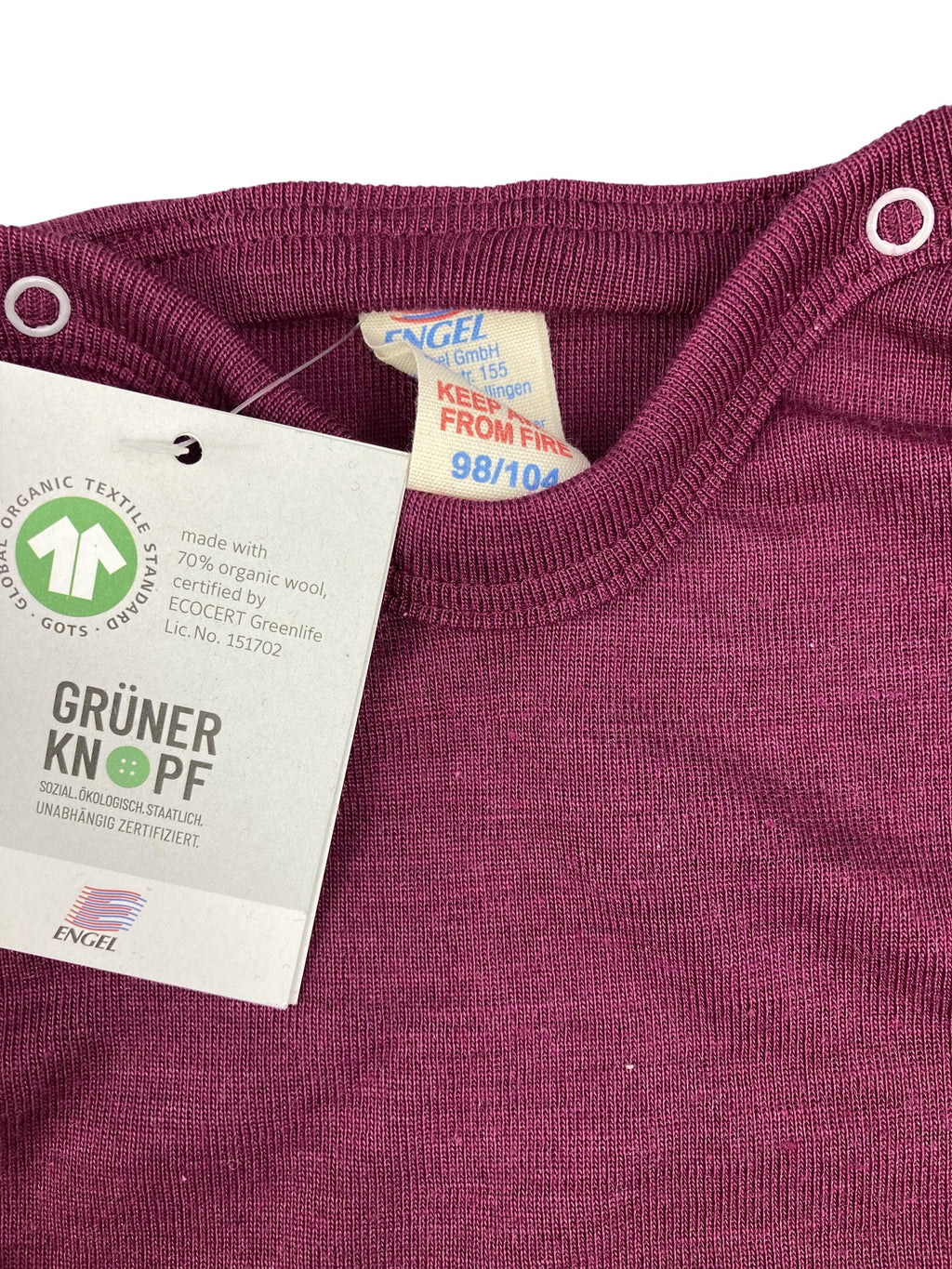 Kurzarm Body Unterwäsche & Bodies Kleidung Kurzarm Body Engel Label Image Last Season
