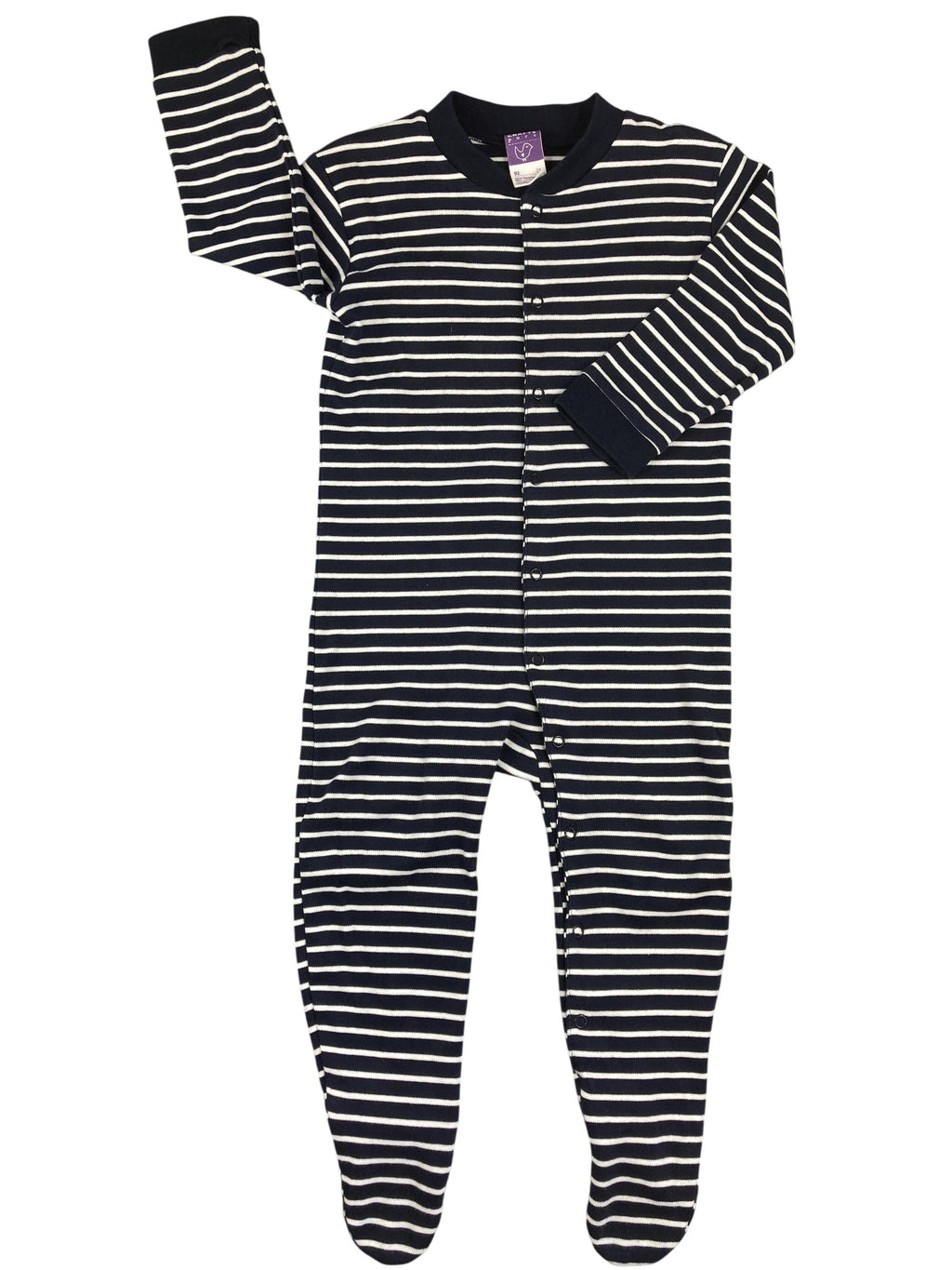 Schlafanzüge einteilig Schlafanzüge Kleidung Baby Schlafoverall mit Füßen Living crafts Front Image Second Hand