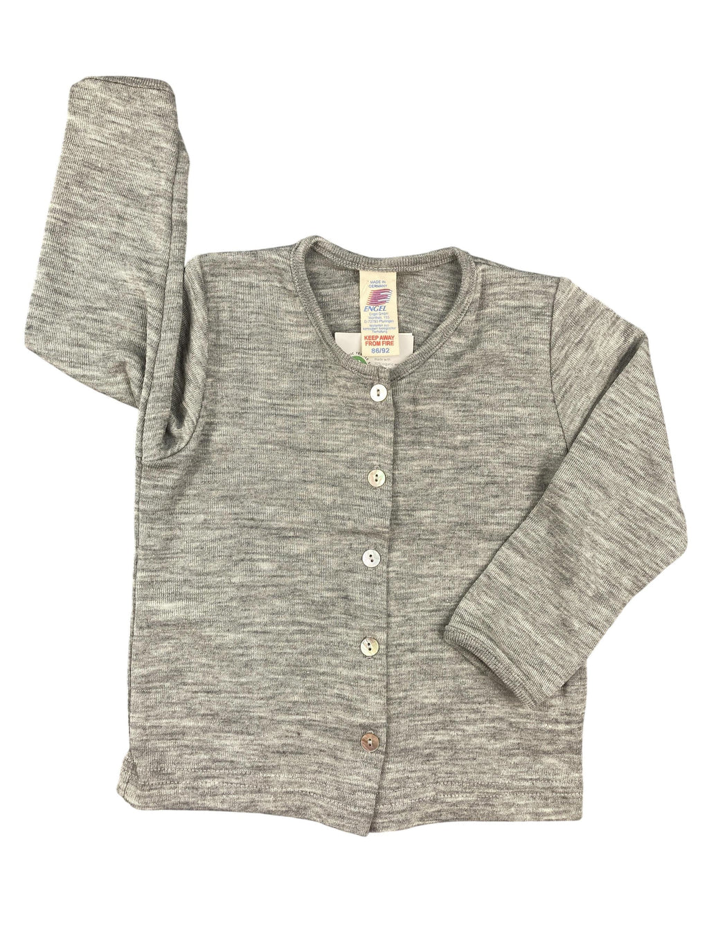 Sonstige Jacken Jacken & Westen Kleidung Baby Cardigan Engel Front Image Open Box