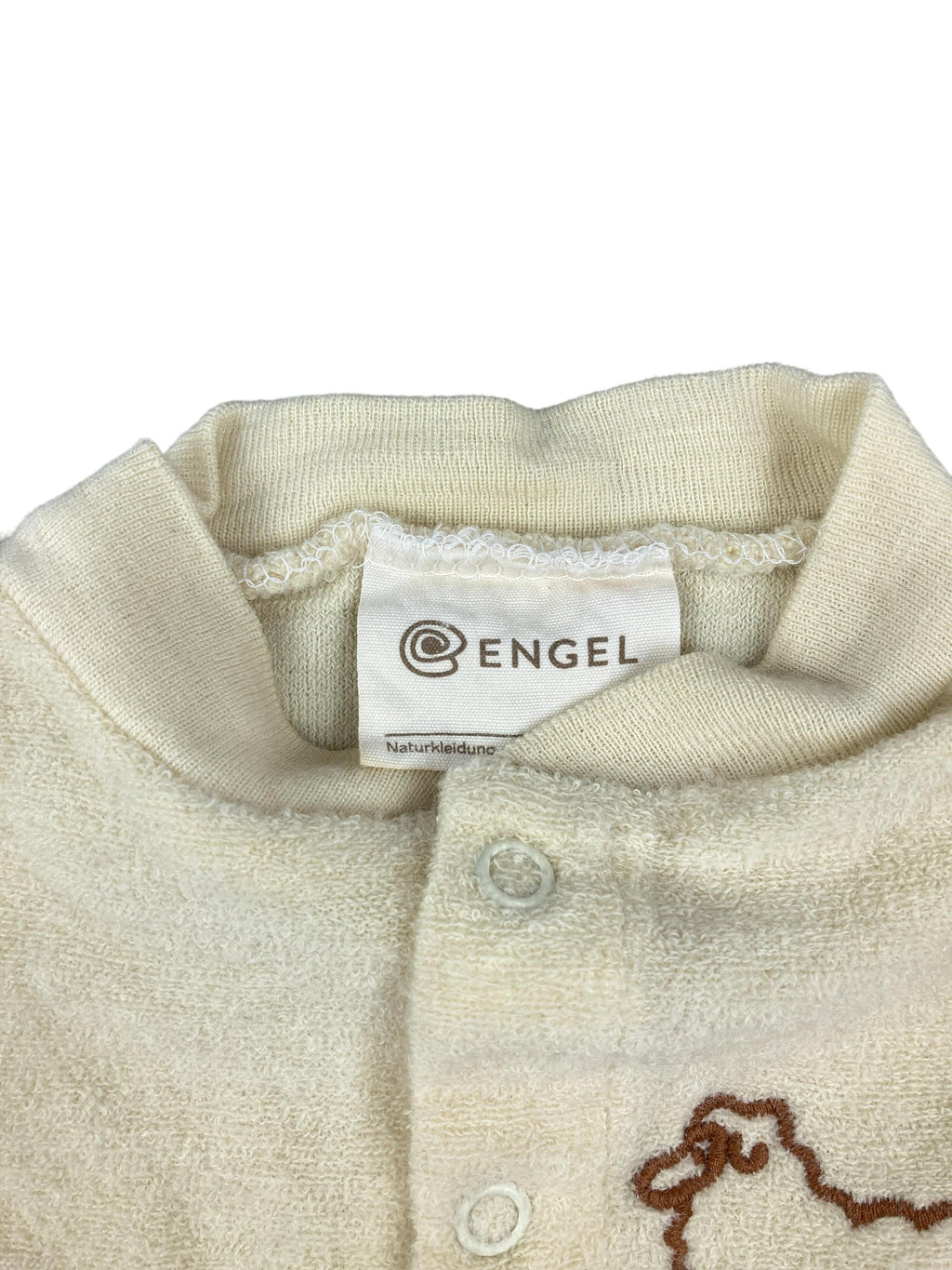 Strampler Strampler Kleidung Strampler mit Füßen Engel Label Image Open Box