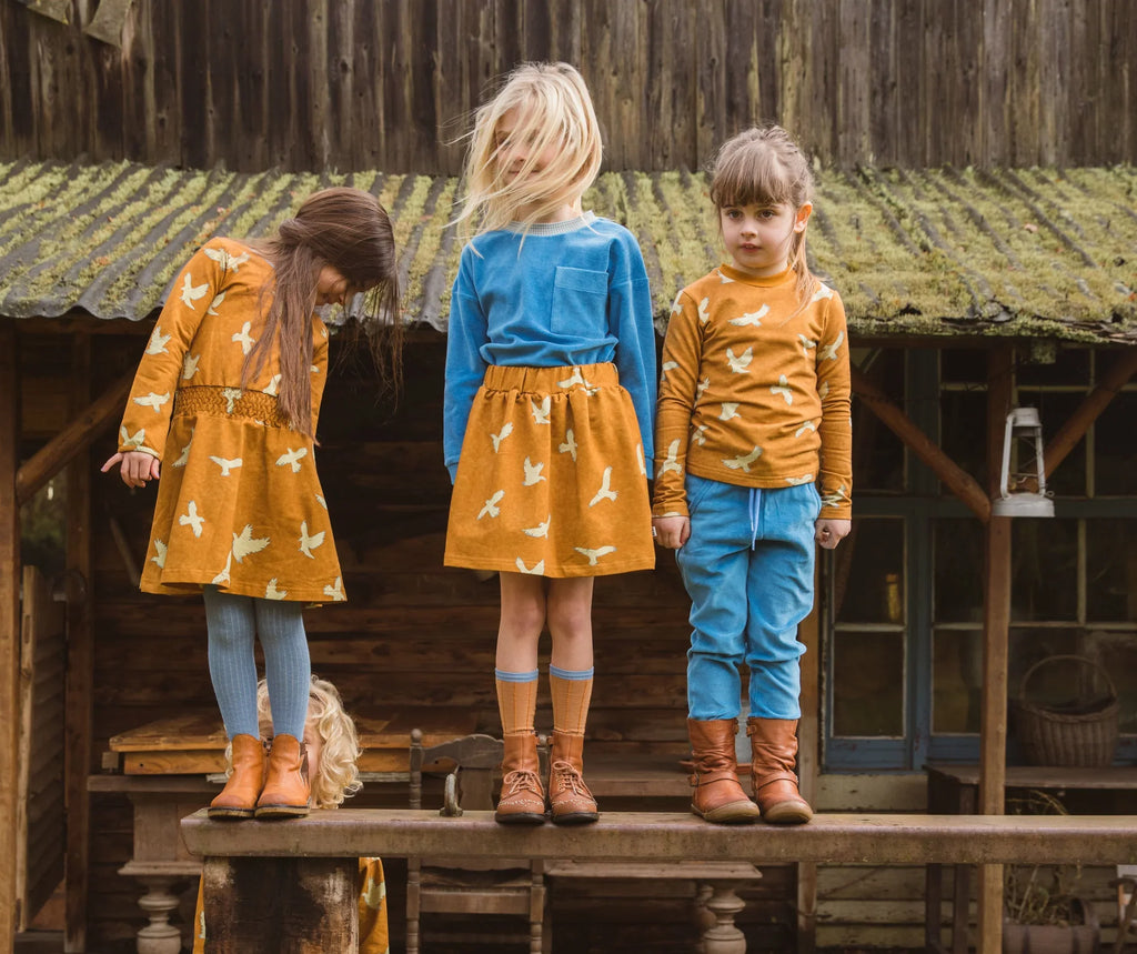 Ba*ba Kleid mit Vögel 122 | 7yrs