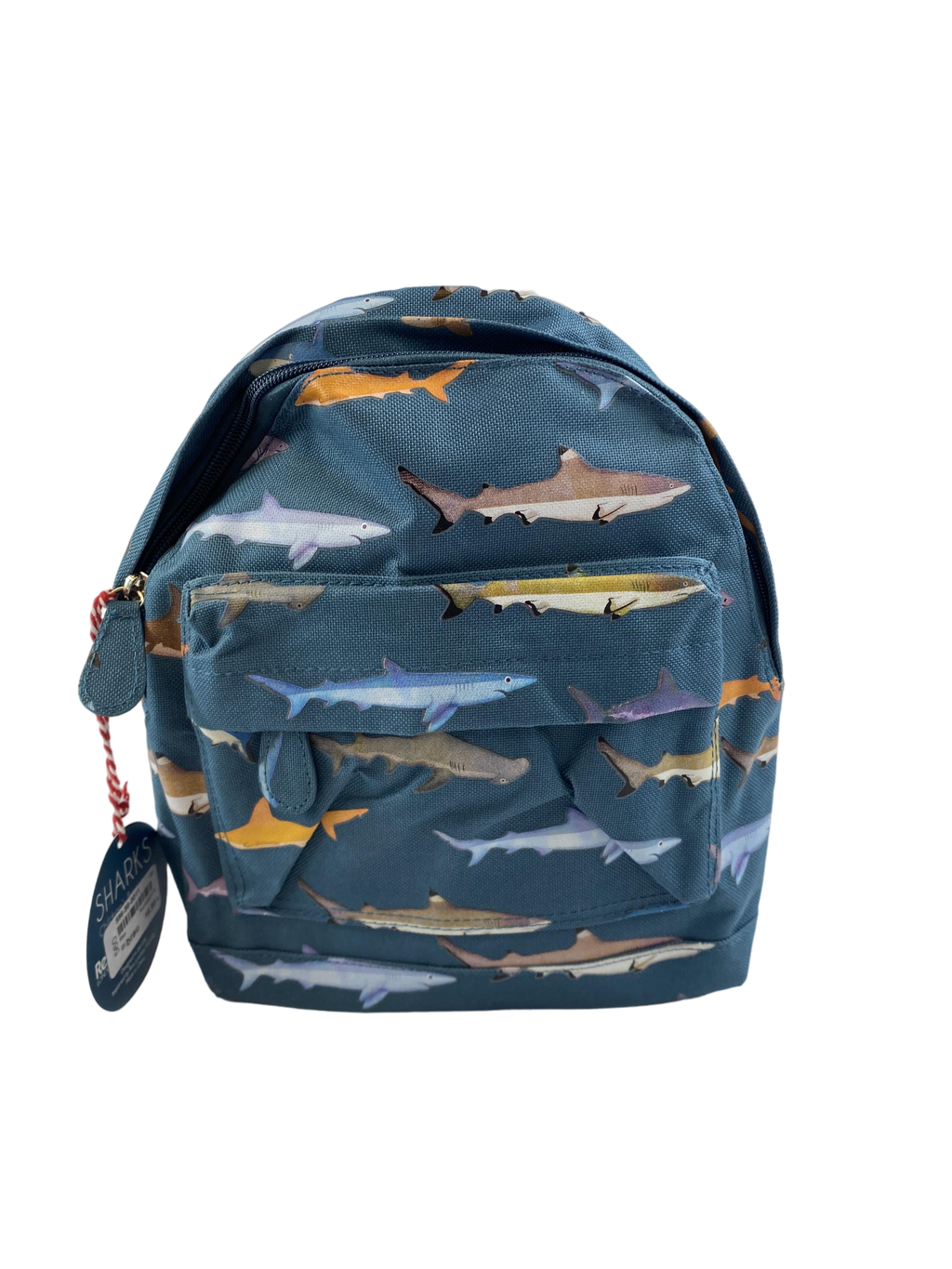 Schulranzen & -rucksäcke Rucksäcke & Taschen Accessoires Kindergarten Rucksack mit Haimuster Front Image Last Season