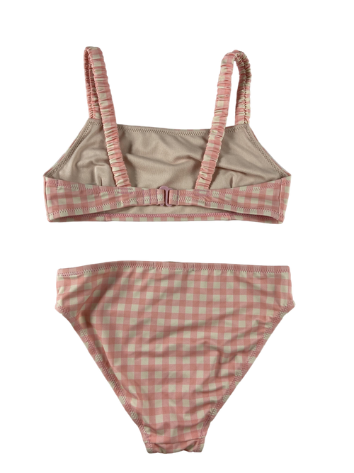 Bikinis & Zweiteiler Badebekleidung Kleidung Bikini Pink Karo SCOTCH&SODA Rear Image Last Season