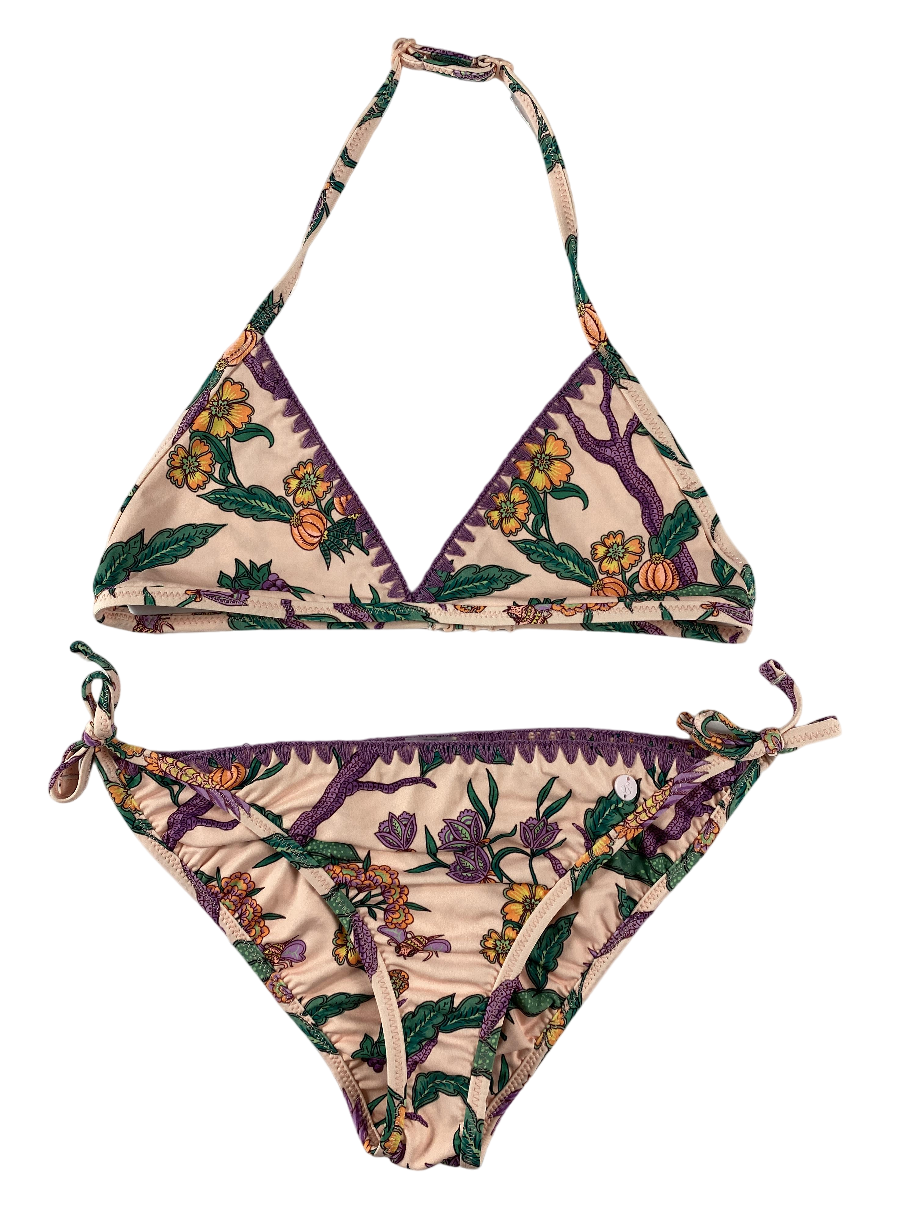 Bikinis & Zweiteiler Badebekleidung Kleidung Flower Garden Bikini Front Image Last Season