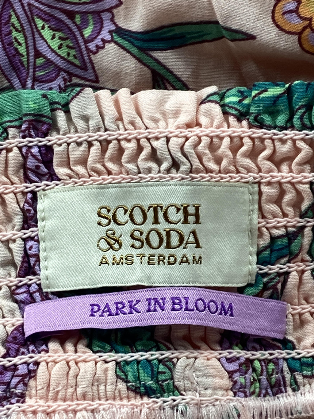 Stoffhosen Hosen & Jeans Kleidung Hose mit flower Print Label Image Last Season