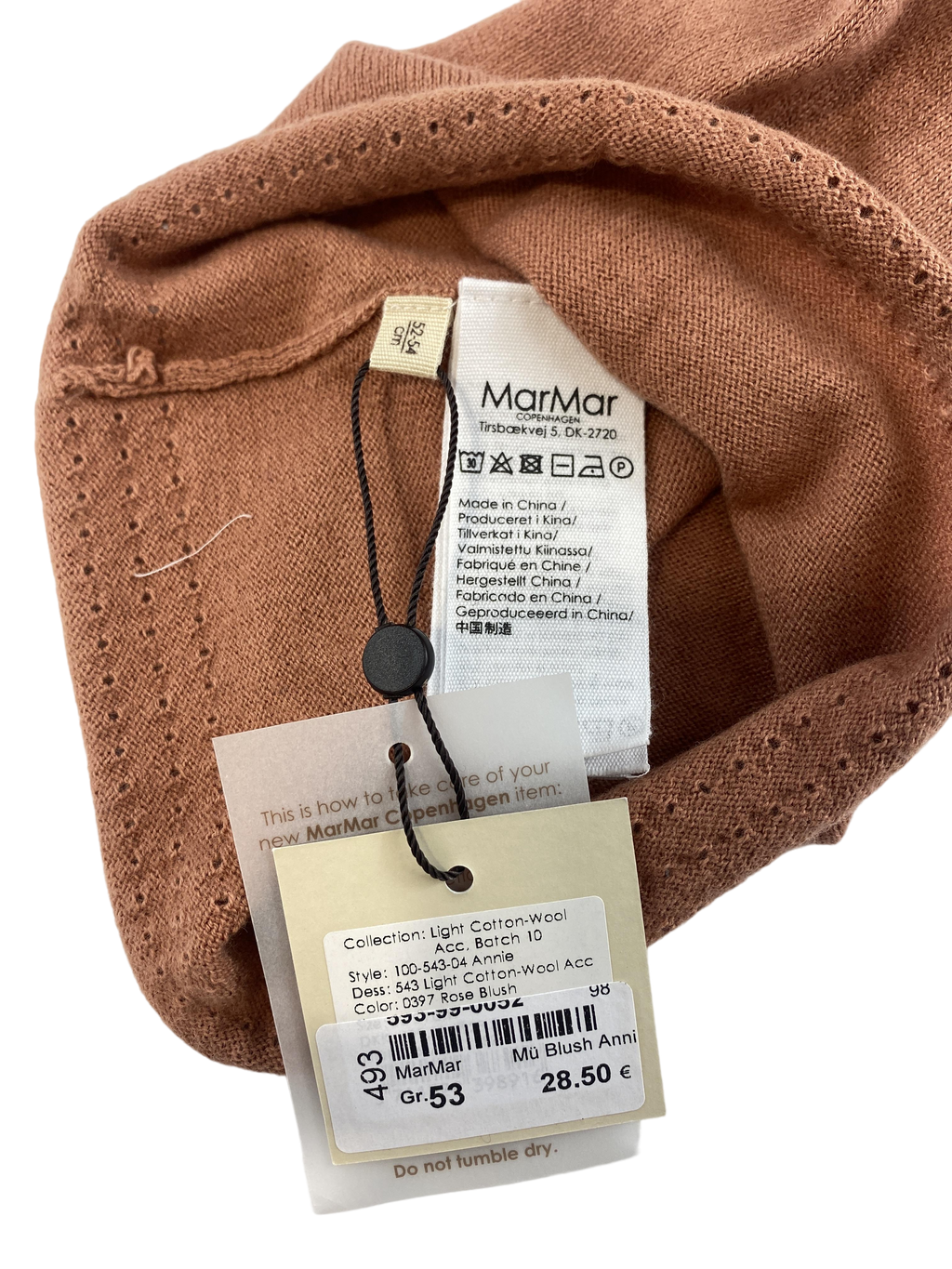 Mützen Hüte & Mützen Accessoires Mütze rotbraun Label Image Last Season