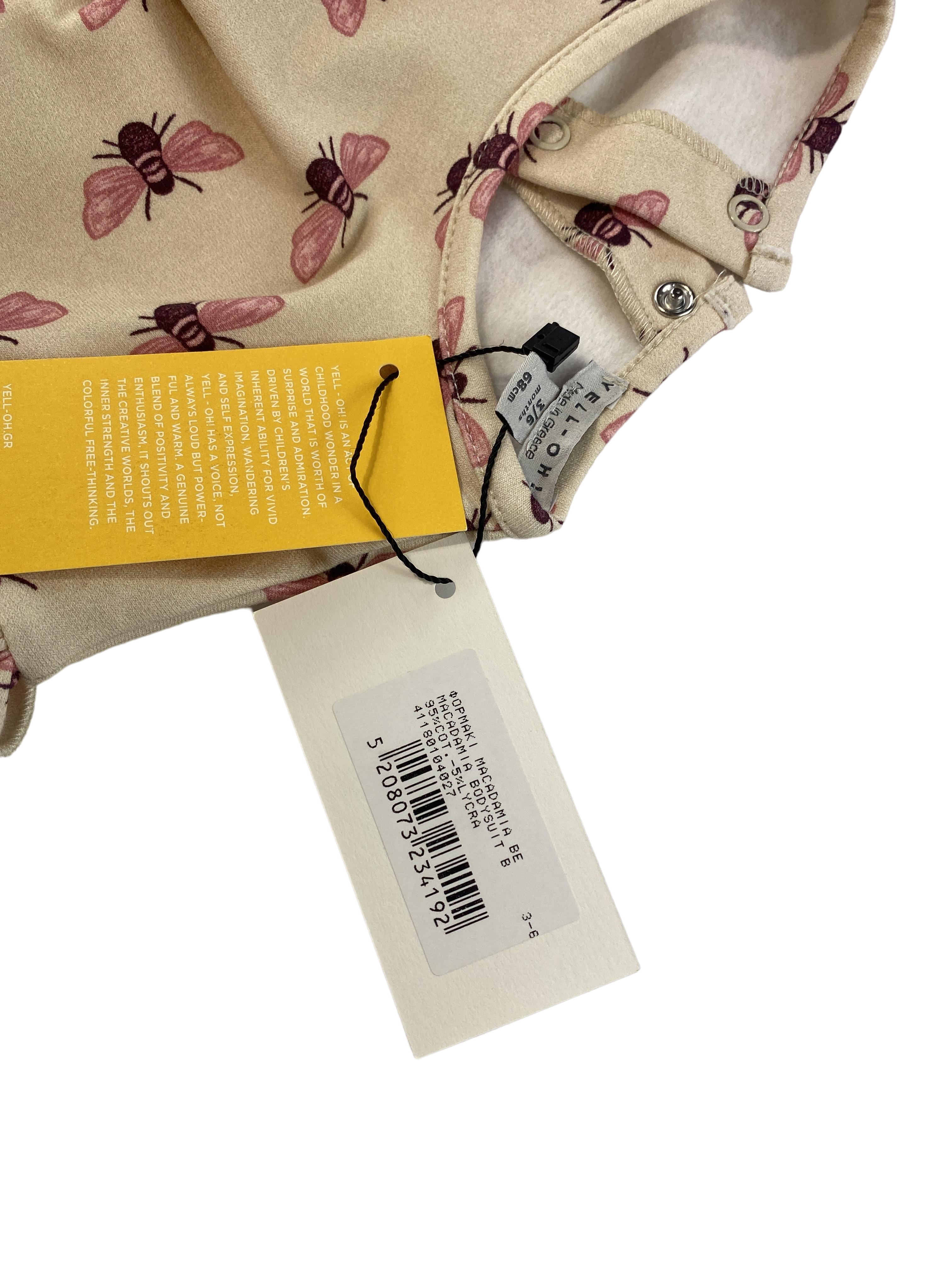 Kleidung Strampler gelb Label Image Last Season