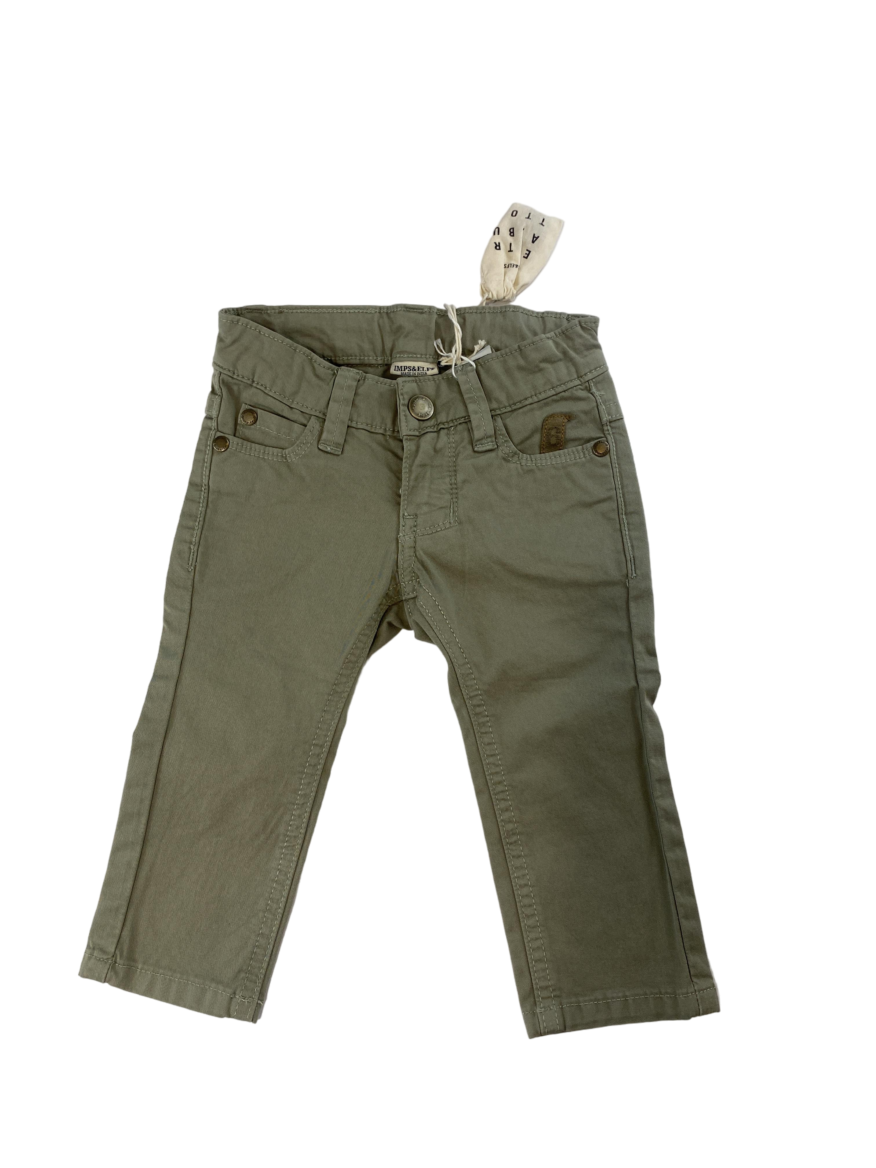 Jeans Hosen & Jeans Kleidung Hose grün Front Image Last Season