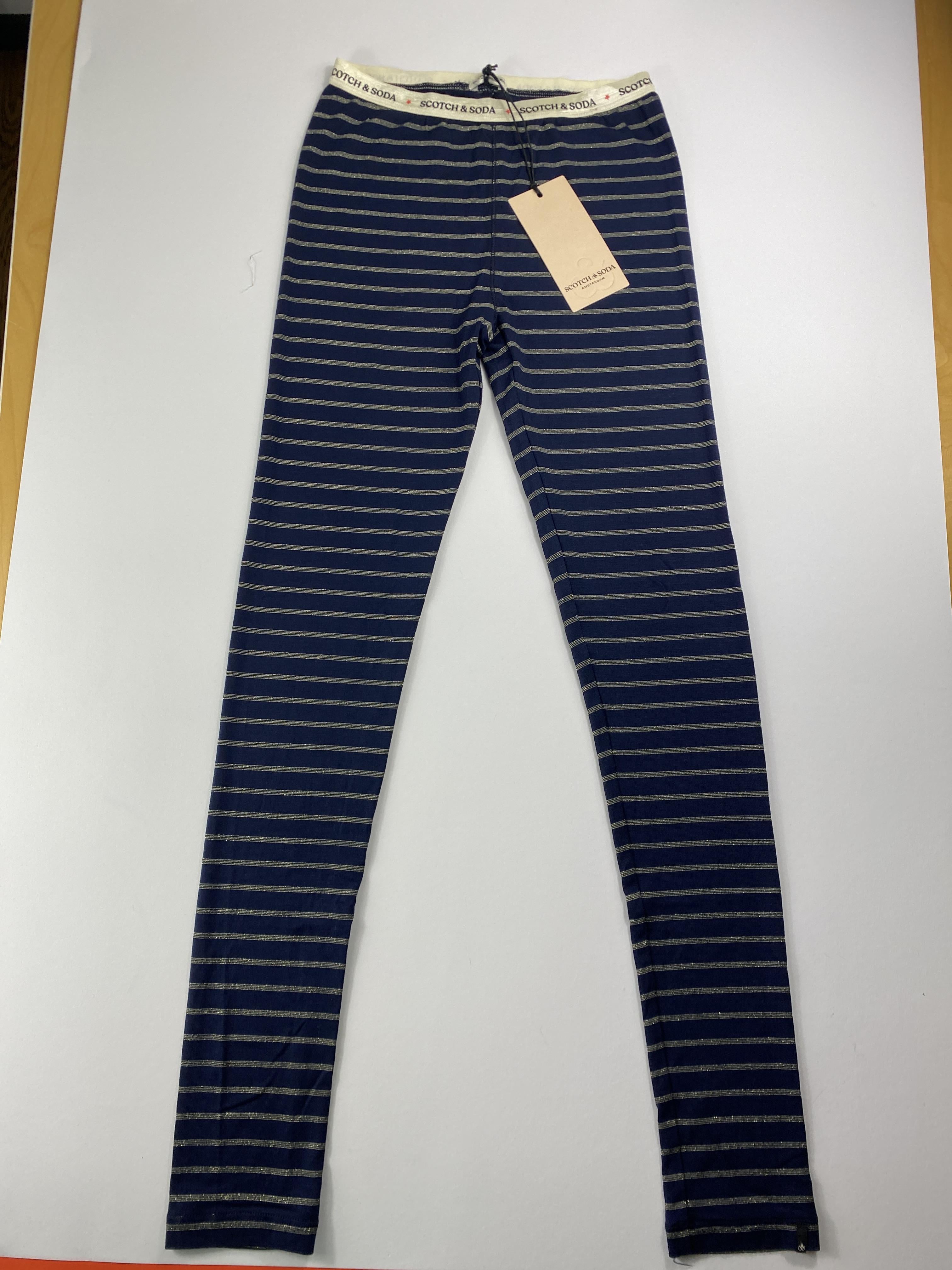 Leggings Hosen & Jeans Kleidung Leggings mit Gold streifen Front Image Last Season