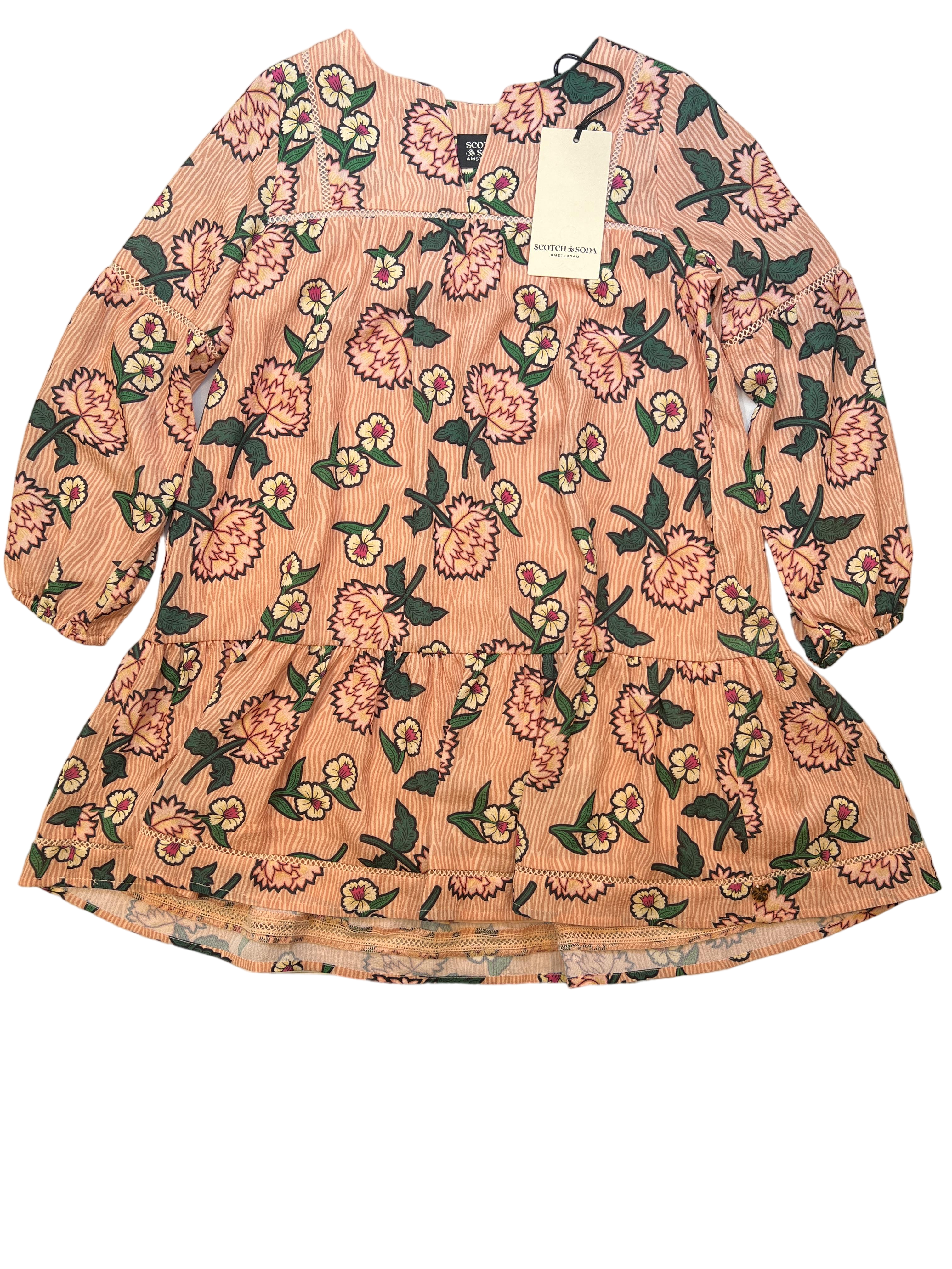 Kleider Kleider & Röcke Kleidung Blumen Kleid Front Image Last Season